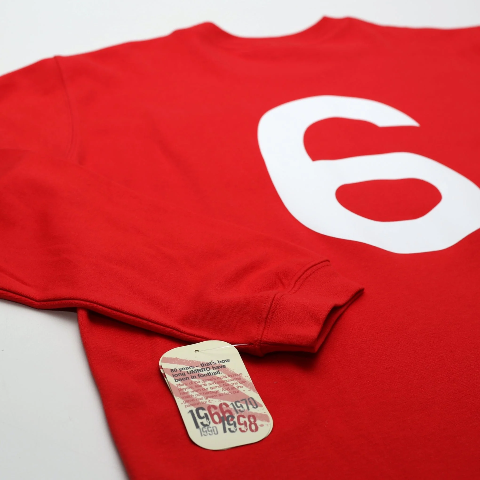 1966 Moore #6 England Retro Umbro Away LS Football Shirt (XL) BNWT - Image 14