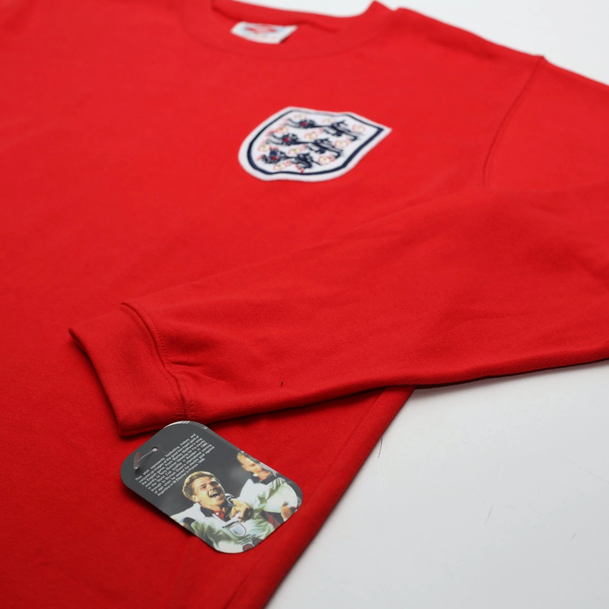 1966 Moore #6 England Retro Umbro Away LS Football Shirt (XL) BNWT - Image 6