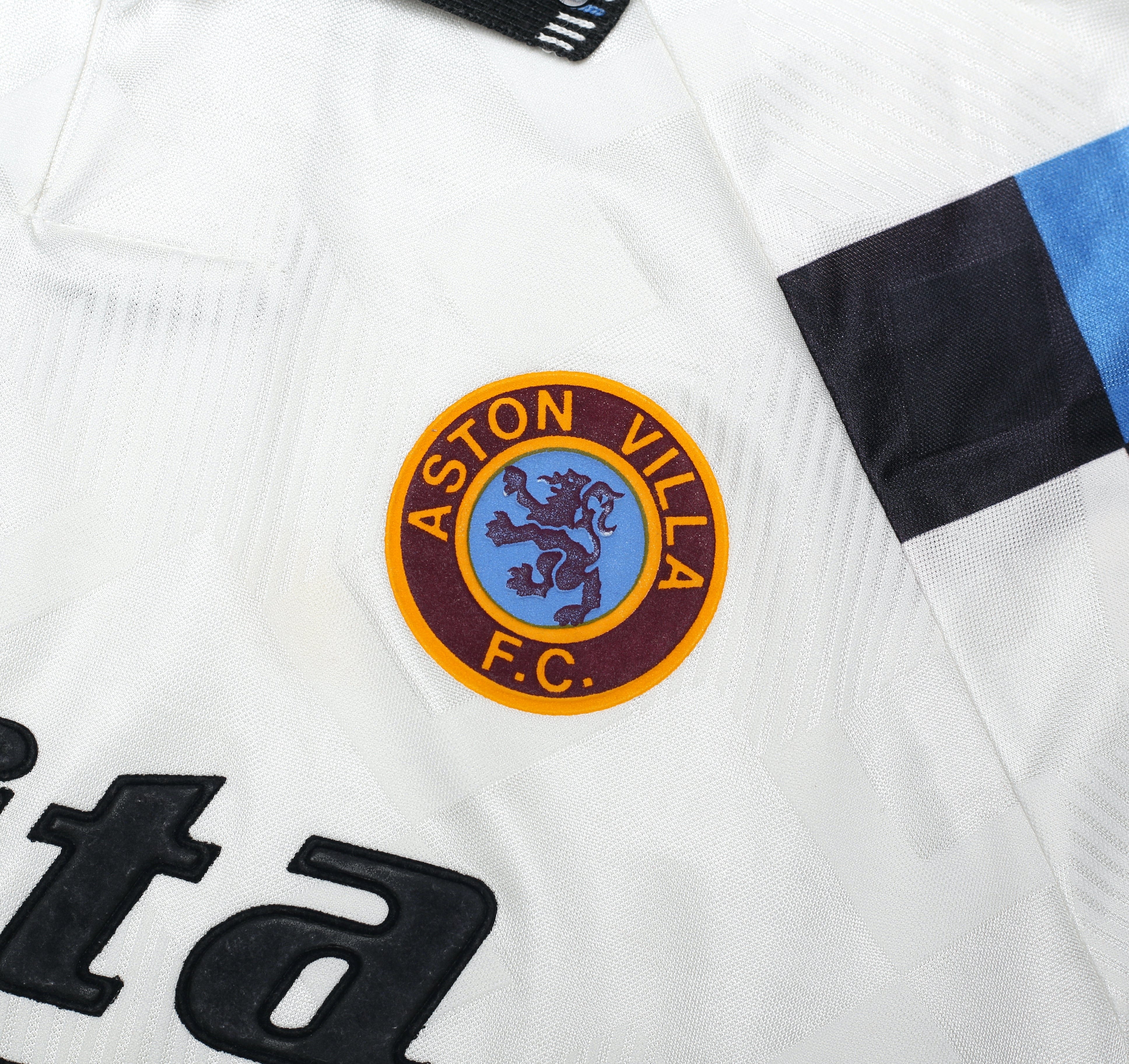 1990/92 Aston Villa Vintage Umbro Away Football Shirt (S) - Image 8