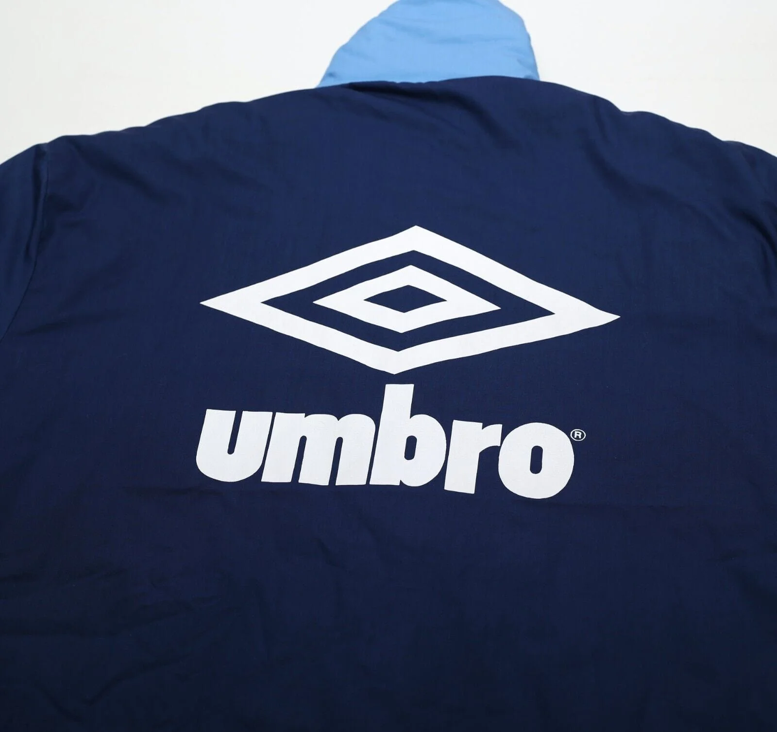 1990/92 SHEFFIELD WEDNESDAY Vintage Umbro Football Bench Coat Jacket (M) - Image 7