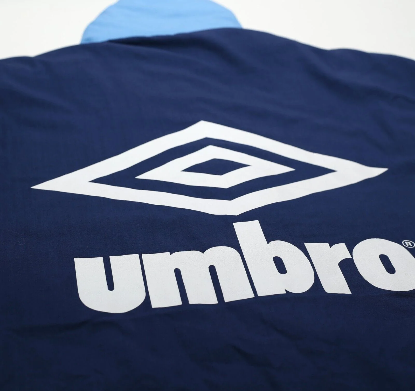 1990/92 SHEFFIELD WEDNESDAY Vintage Umbro Football Bench Coat Jacket (M) - Image 8
