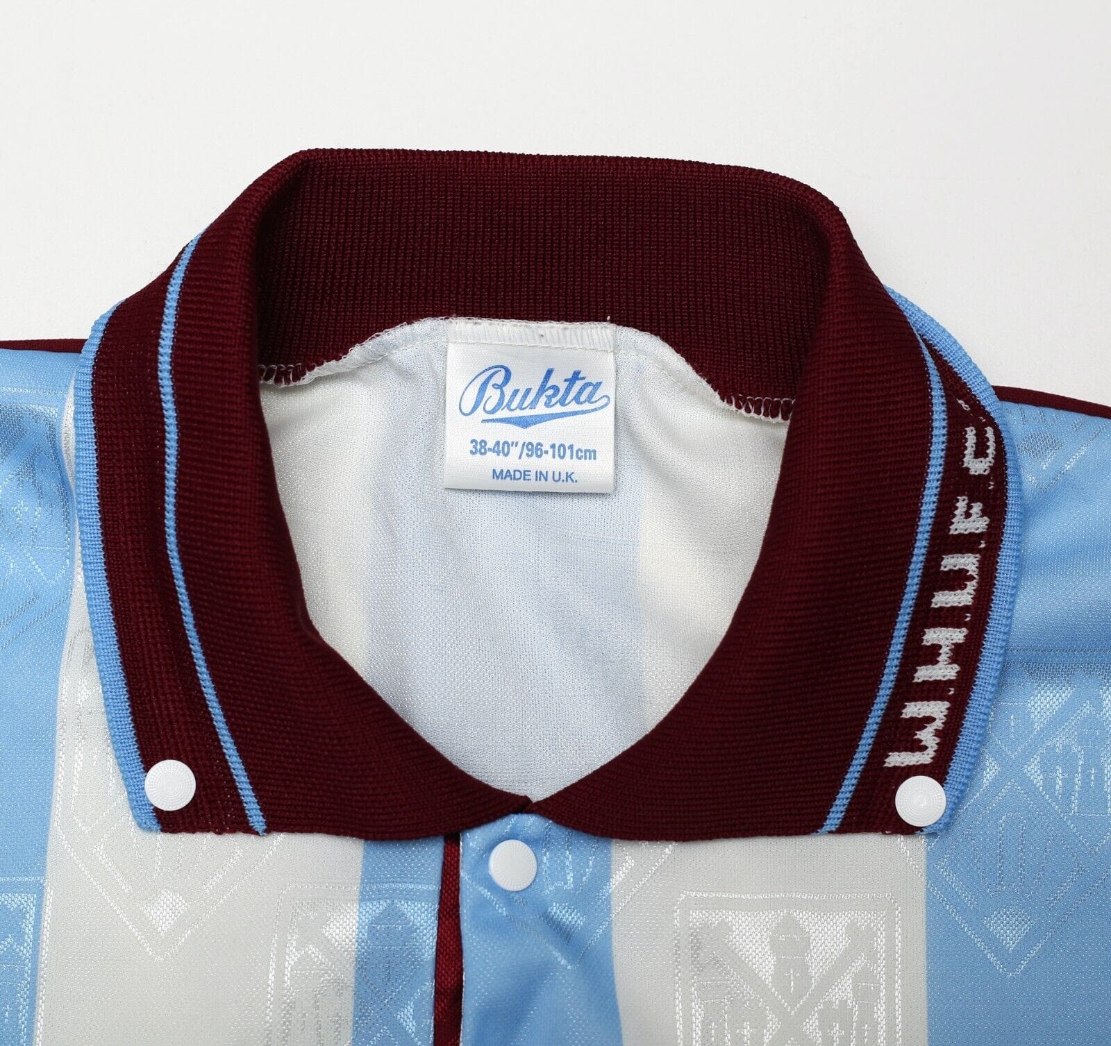 1991/92 WEST HAM UNITED Vintage Bukta Away Football Shirt (M) 38/40 - Image 10