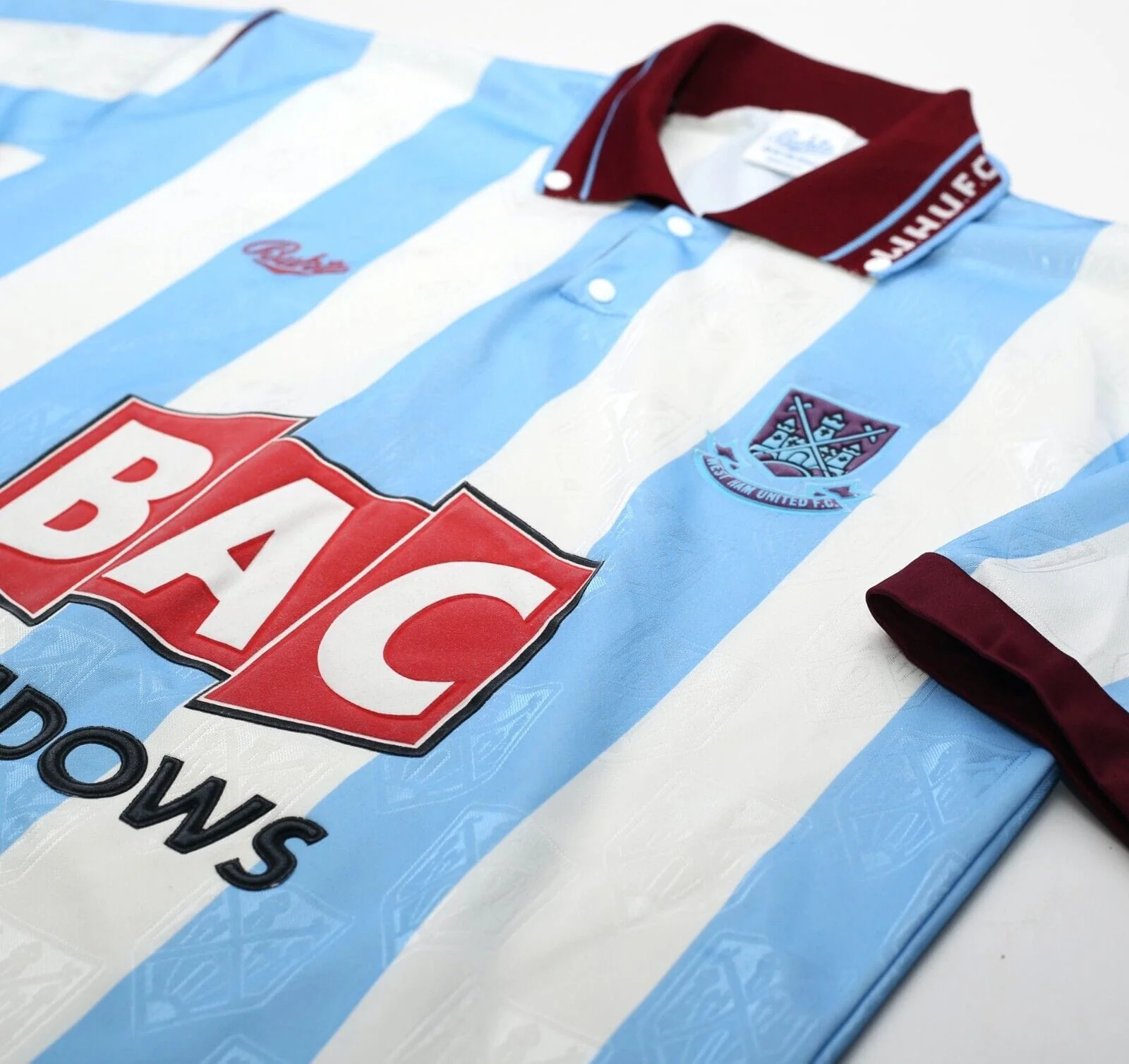 1991/92 WEST HAM UNITED Vintage Bukta Away Football Shirt (M) 38/40 - Image 8