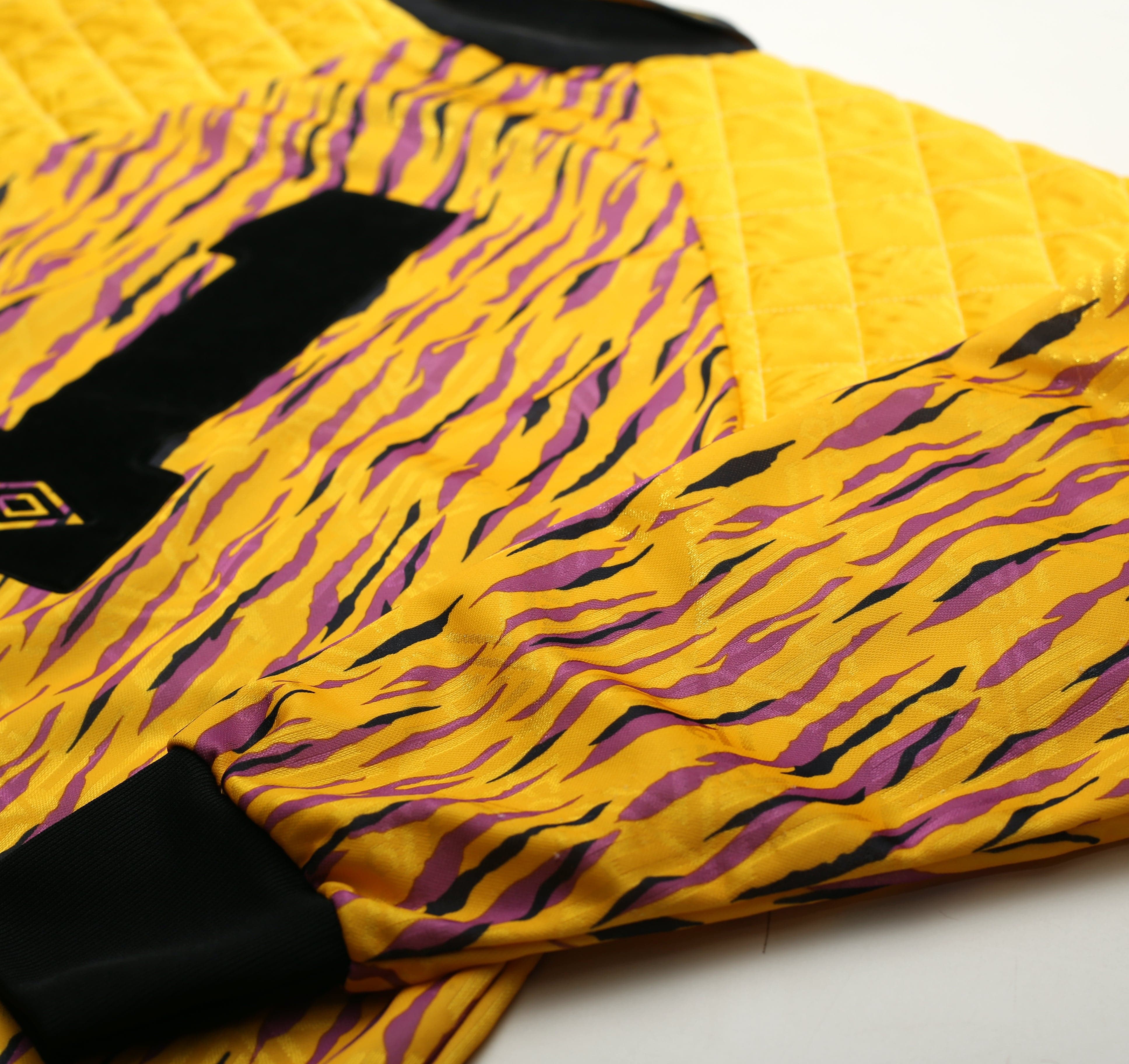 1991/93 Tottenham Hotspur #1 Vintage Umbro Goalkeeper Football Shirt (S) GK - Image 11