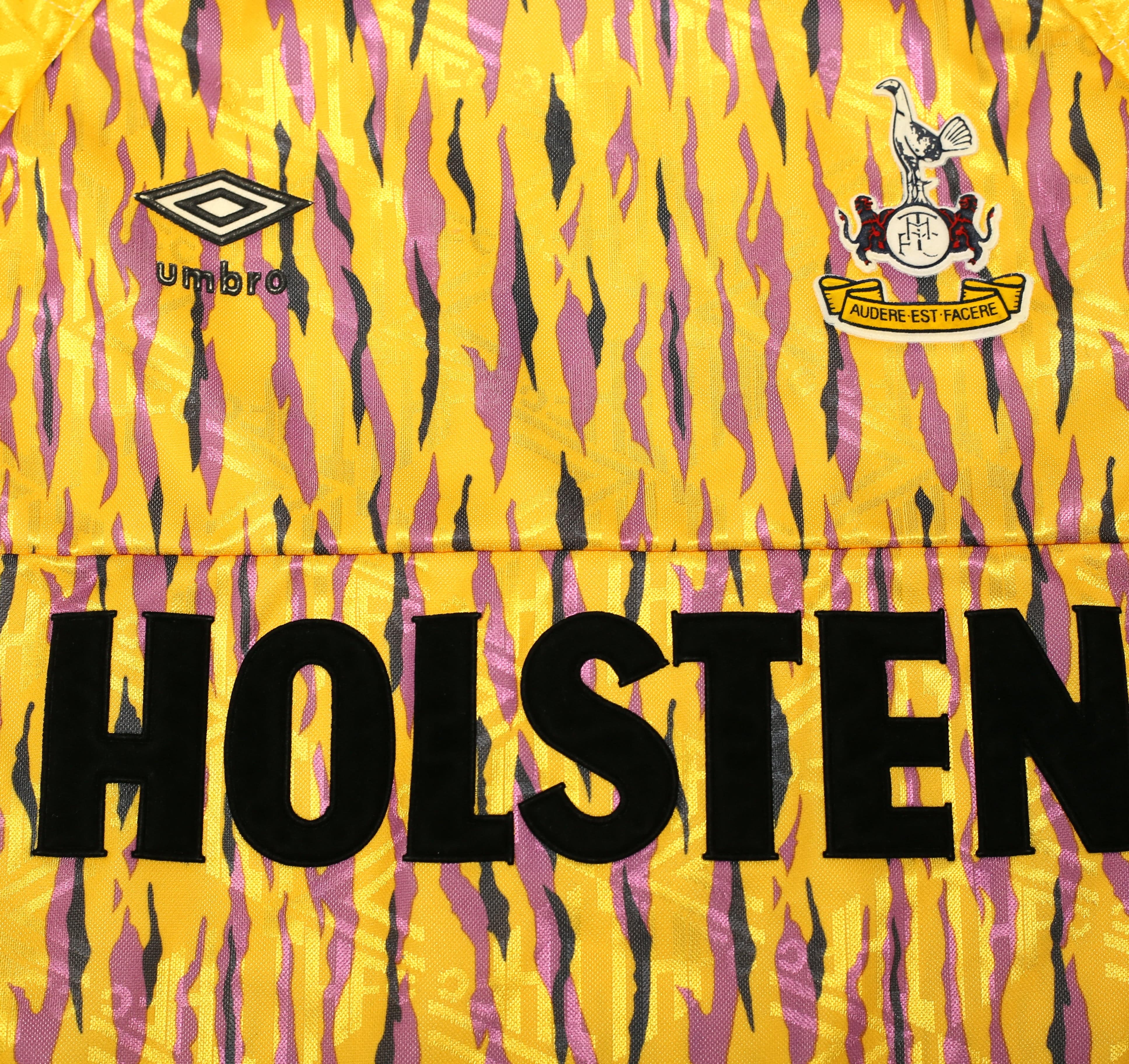 1991/93 Tottenham Hotspur #1 Vintage Umbro Goalkeeper Football Shirt (S) GK - Image 7