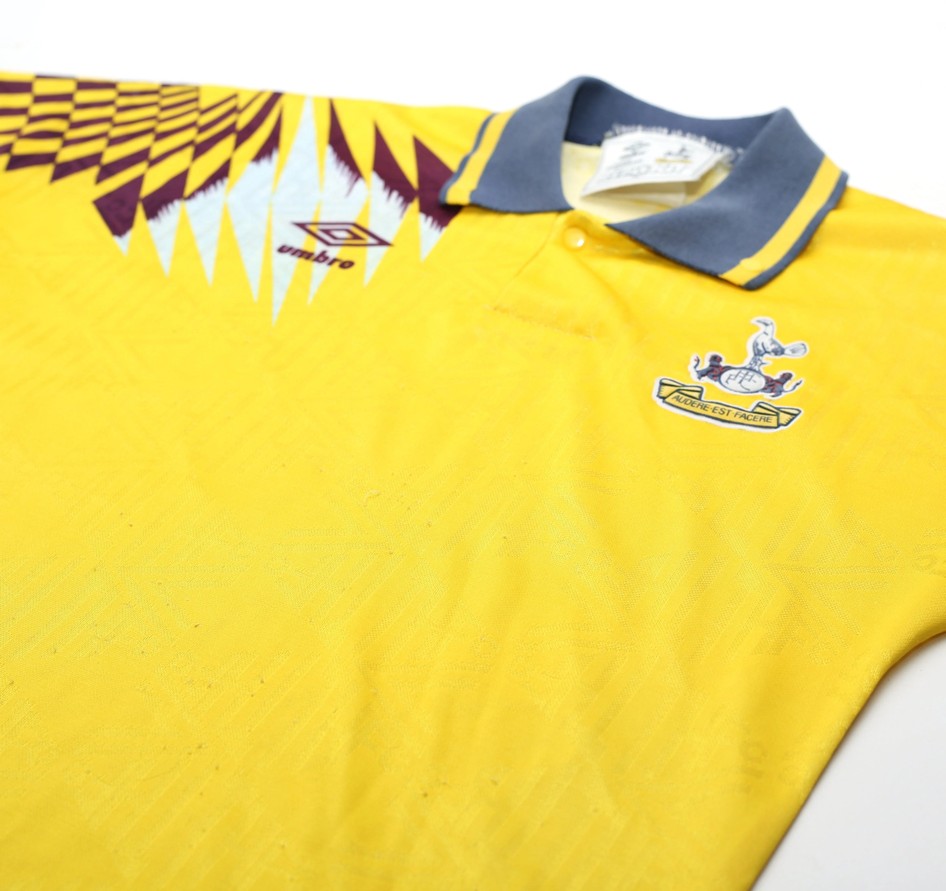 1991/95 Tottenham Hotspur Vintage Umbro Away Football Shirt (LB) - Image 5