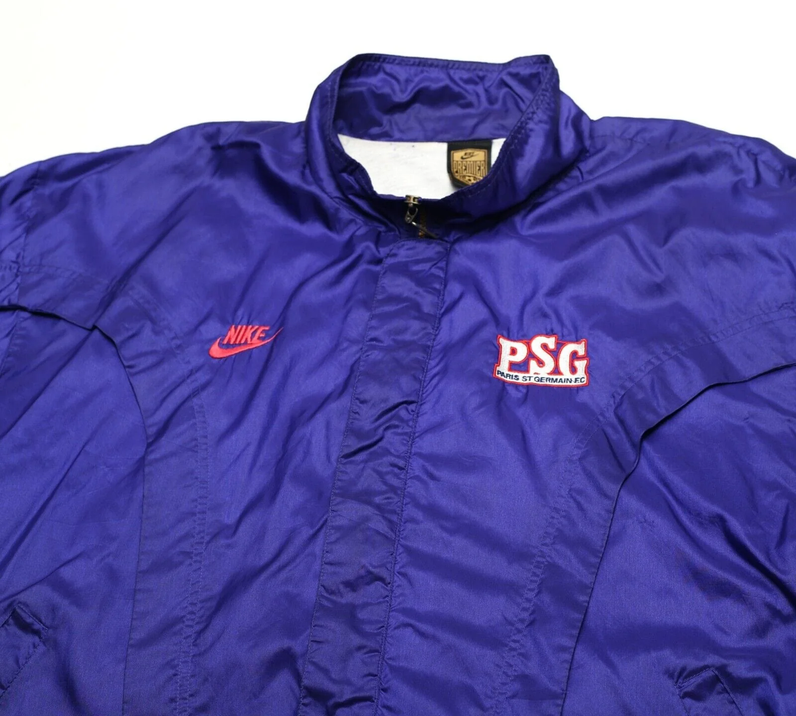 1992/93 PSG Vintage Nike Football Track Top Jacket (XL) Paris Saint Germain - Image 3