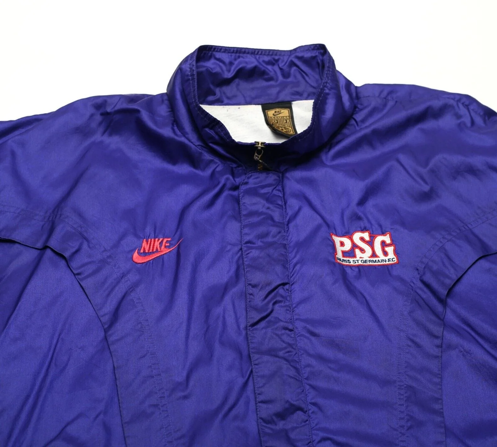 1992/93 PSG Vintage Nike Football Track Top Jacket (XL) Paris Saint Germain - Image 4