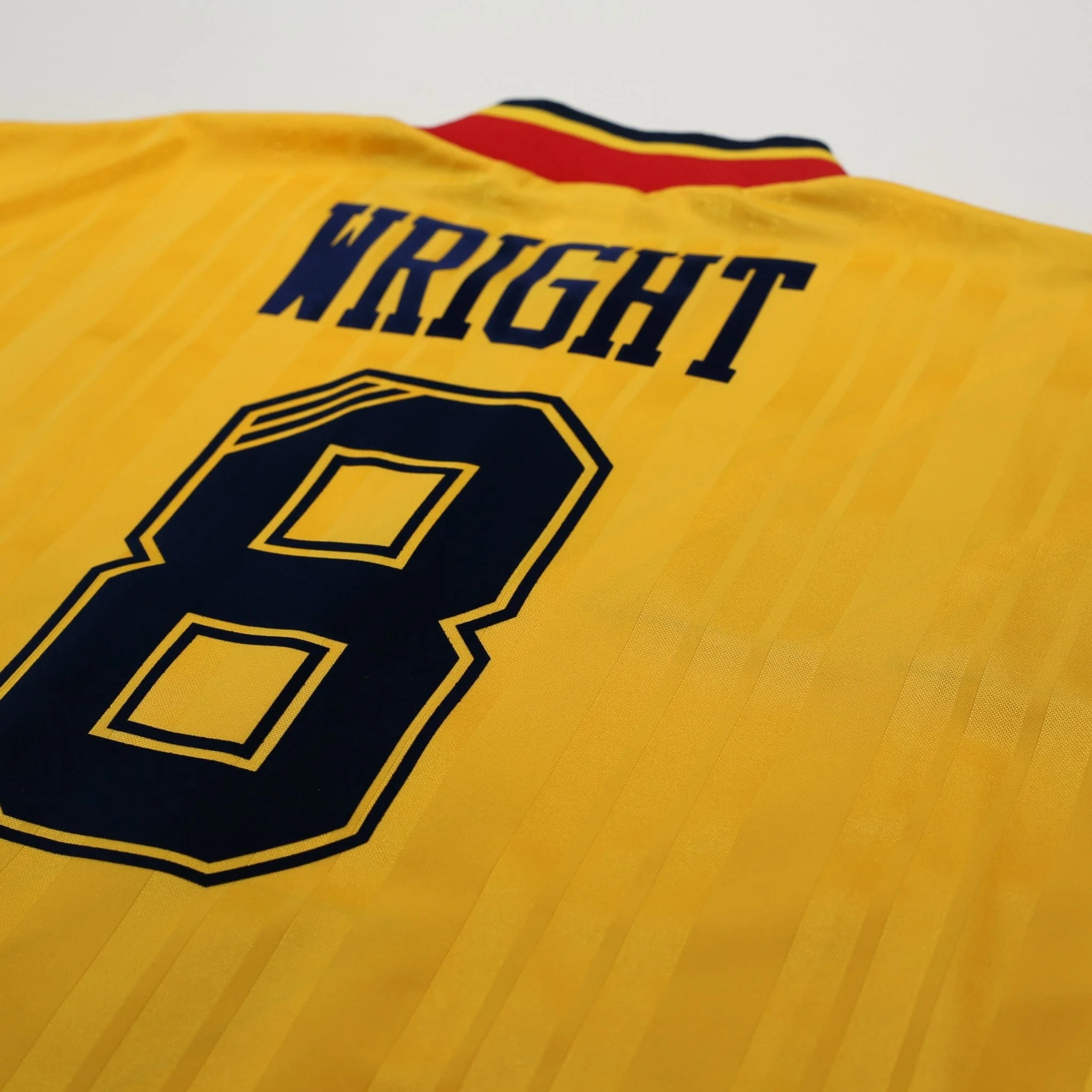 1993/94 Wright #8 Arsenal adidas Equipment Away Football Shirt (XL) - Image 12