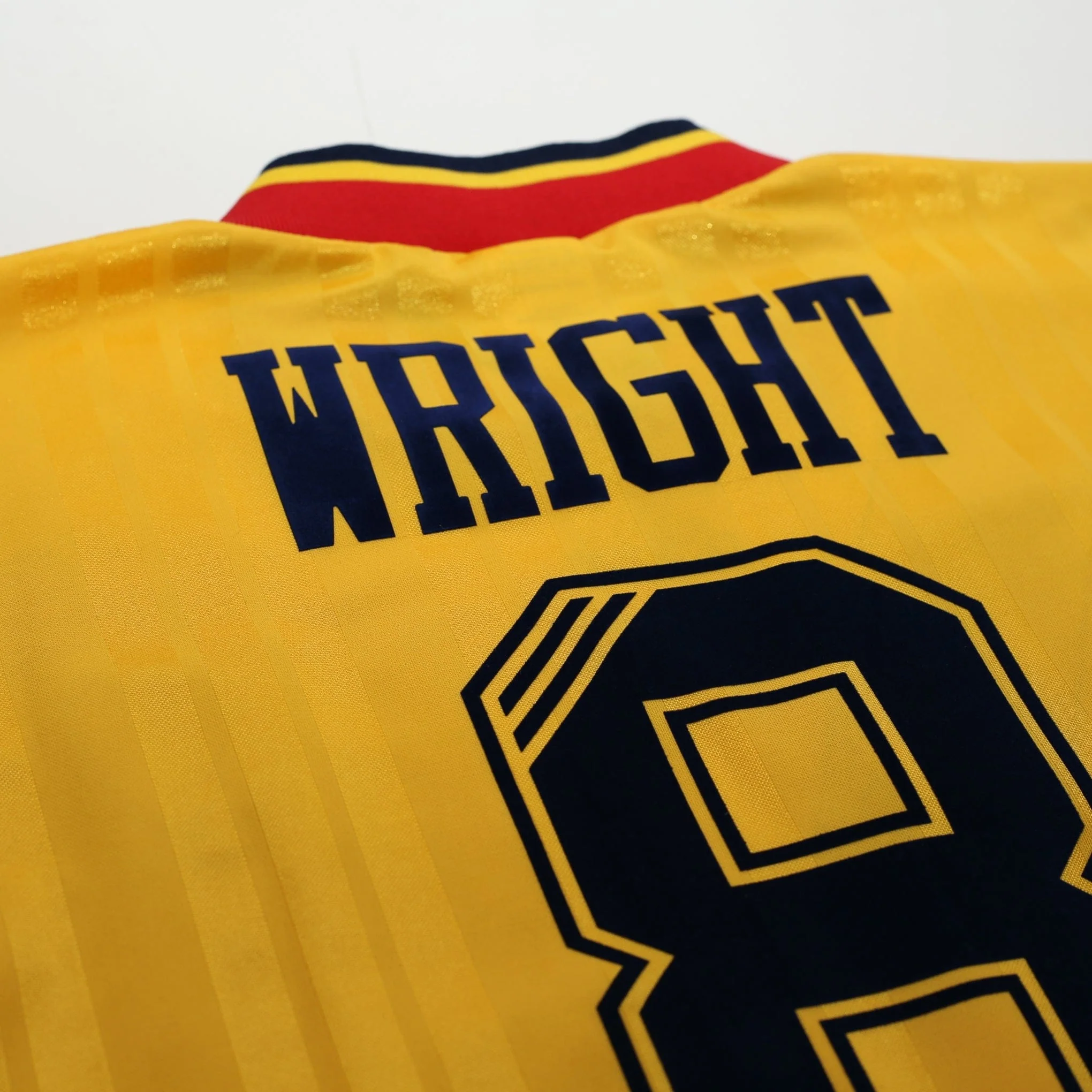 1993/94 Wright #8 Arsenal adidas Equipment Away Football Shirt (XL) - Image 13