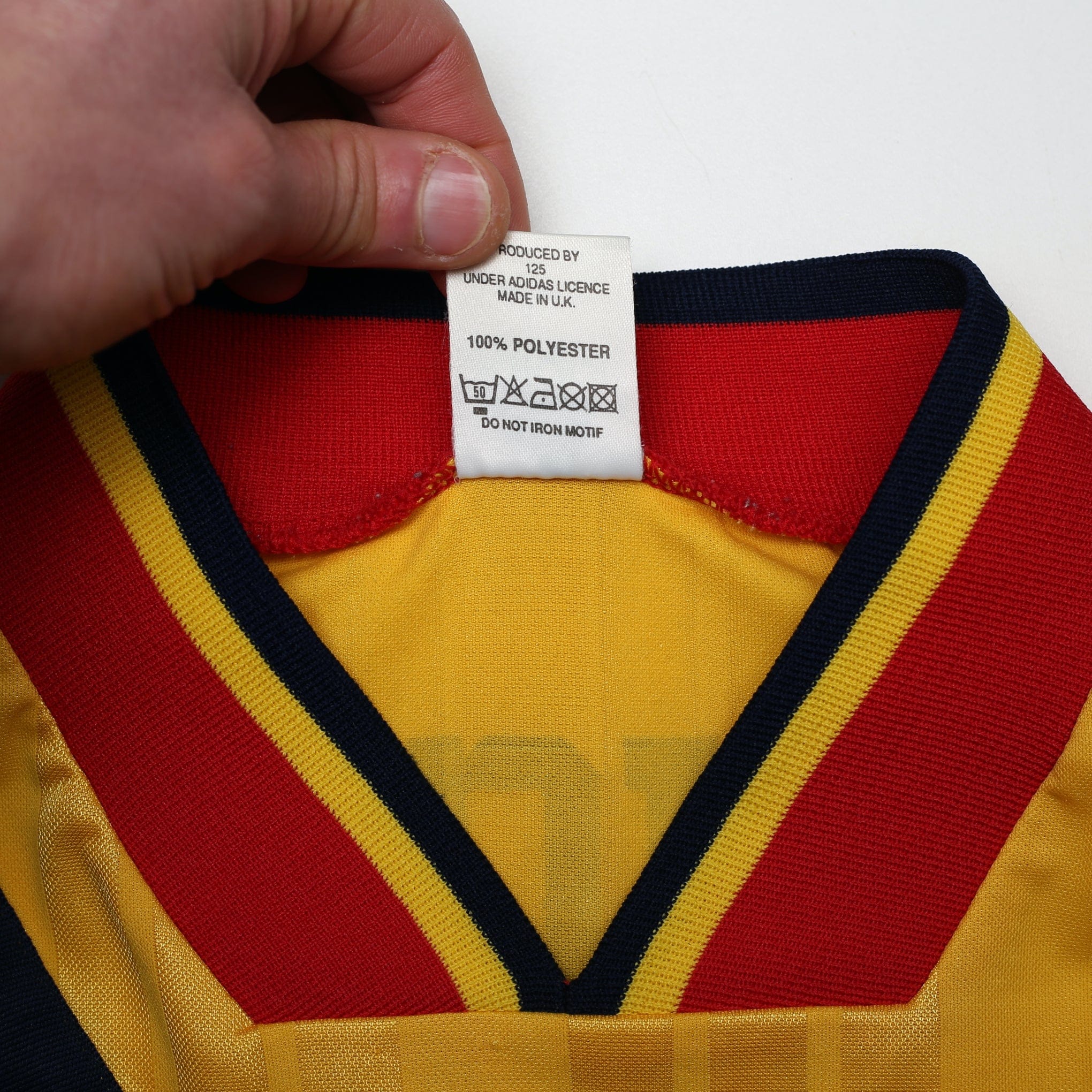 1993/94 Wright #8 Arsenal adidas Equipment Away Football Shirt (XL) - Image 16