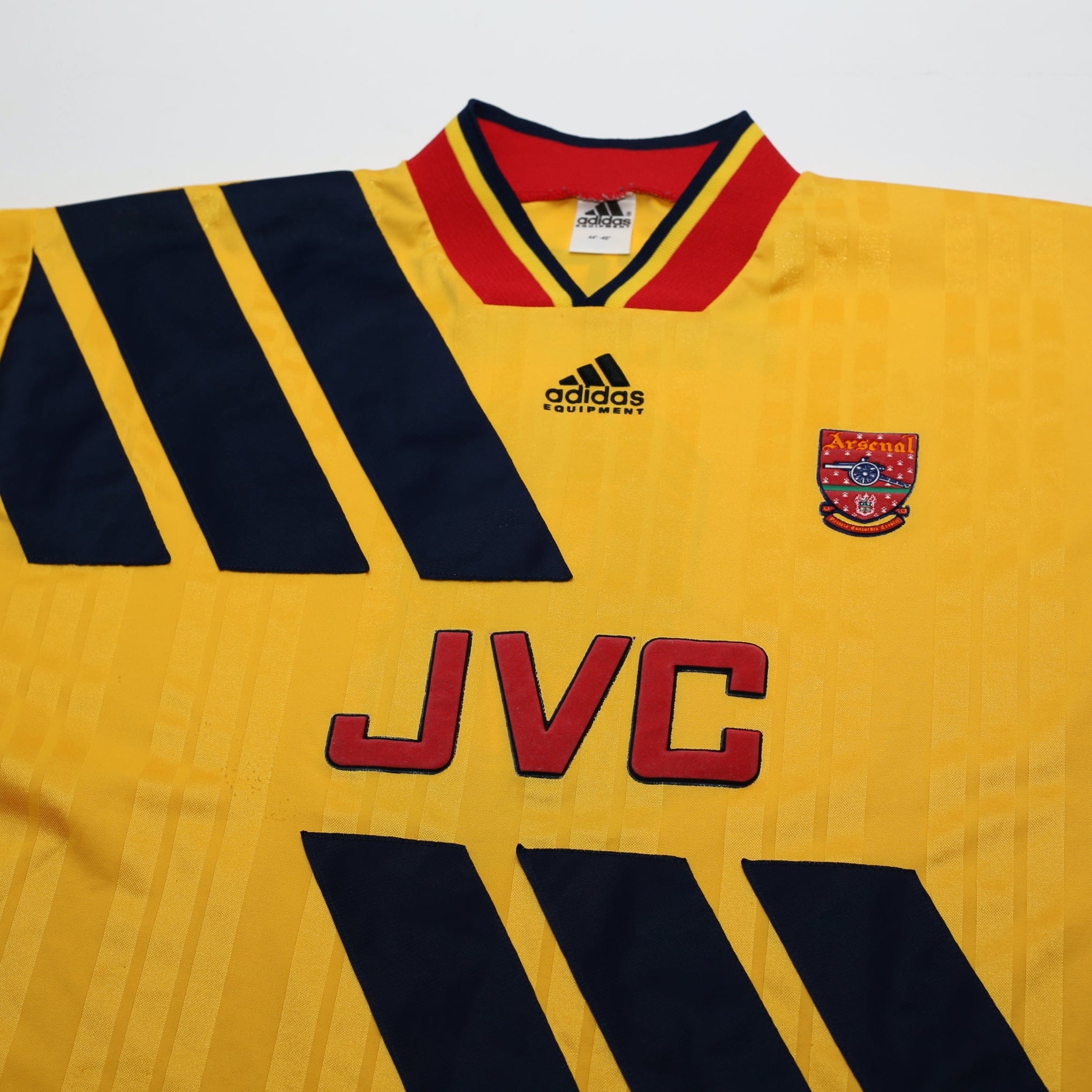 1993/94 Wright #8 Arsenal adidas Equipment Away Football Shirt (XL) - Image 3