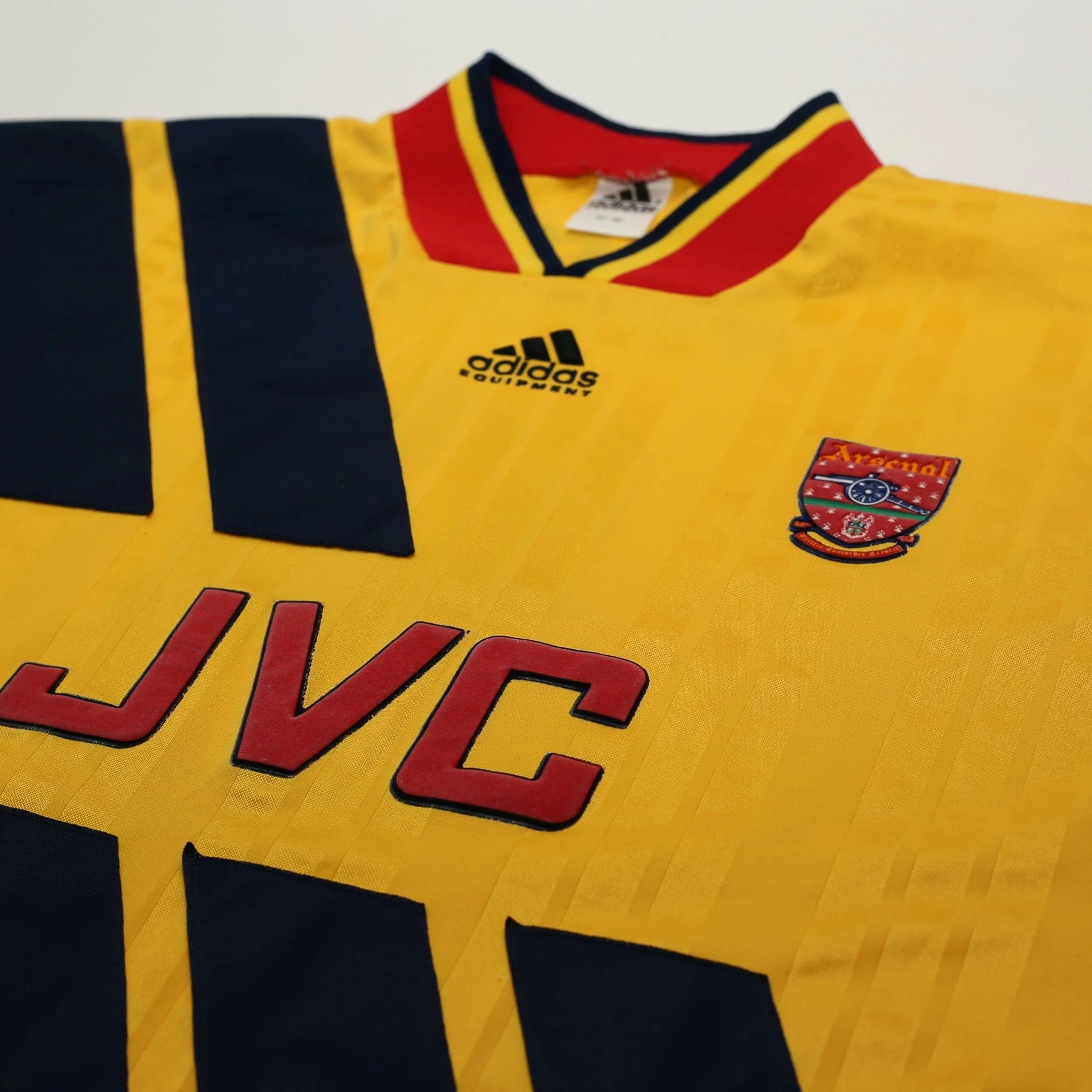 1993/94 Wright #8 Arsenal adidas Equipment Away Football Shirt (XL) - Image 5