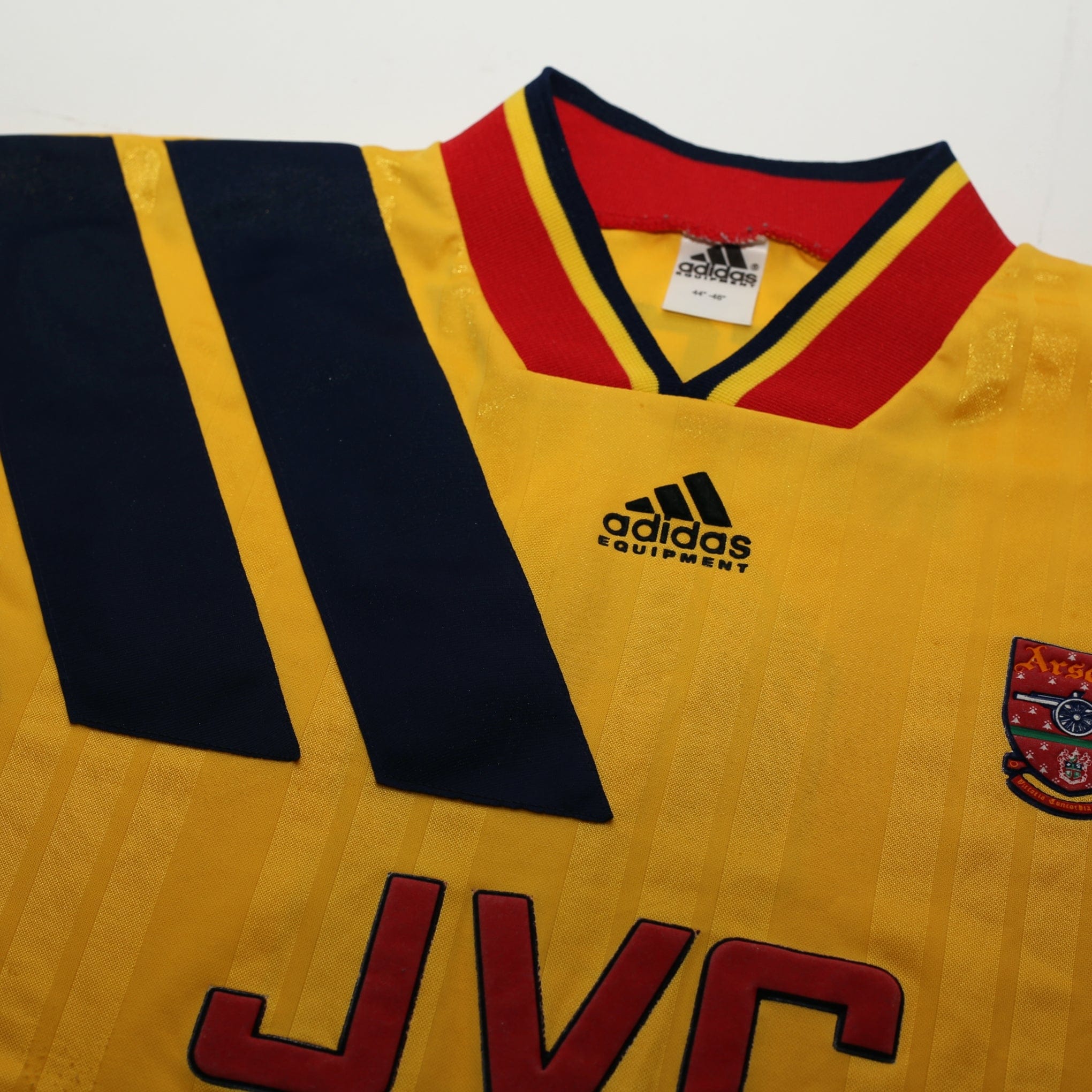 1993/94 Wright #8 Arsenal adidas Equipment Away Football Shirt (XL) - Image 6