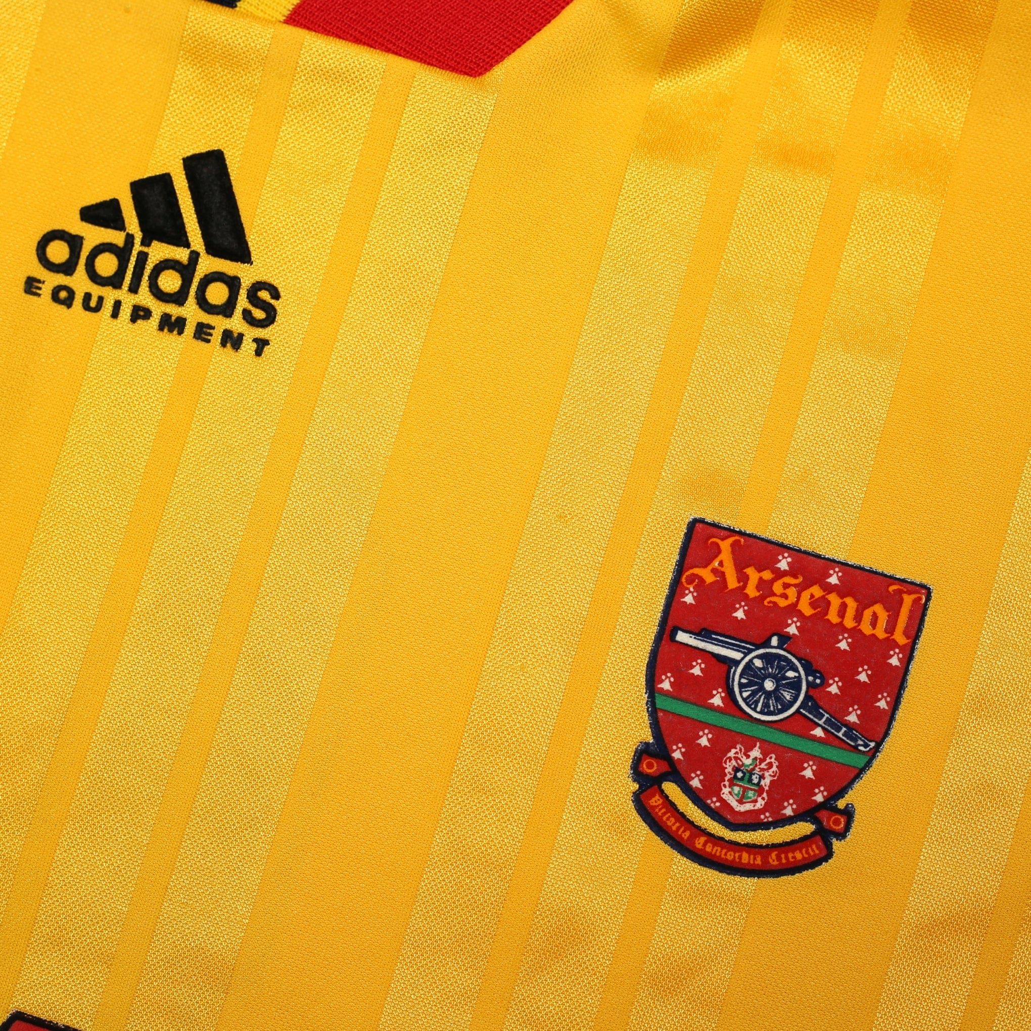 1993/94 Wright #8 Arsenal adidas Equipment Away Football Shirt (XL) - Image 9