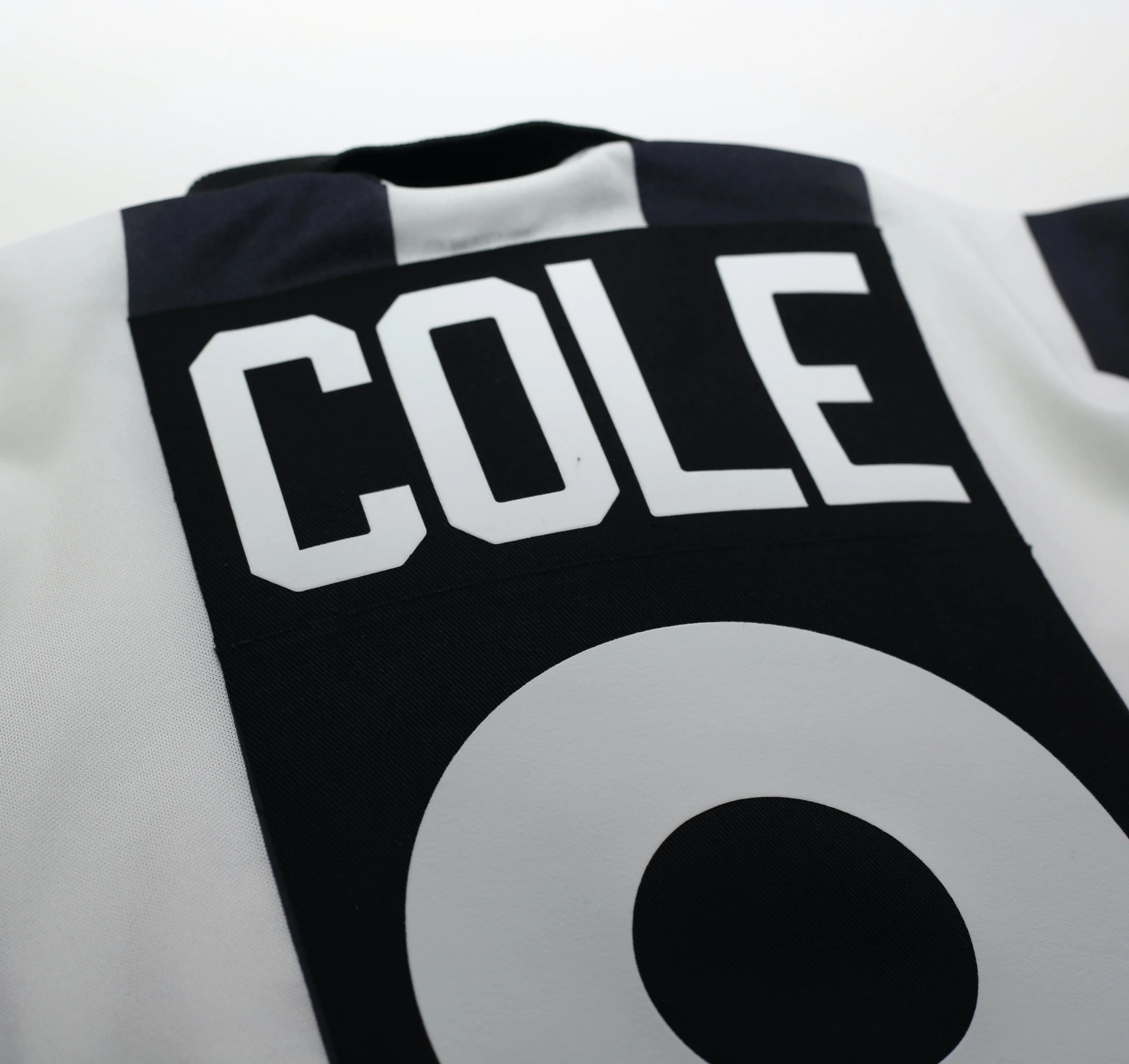 1993/95 Cole #9 Newcastle United Vintage Asics Home Football Shirt (S) - Image 13