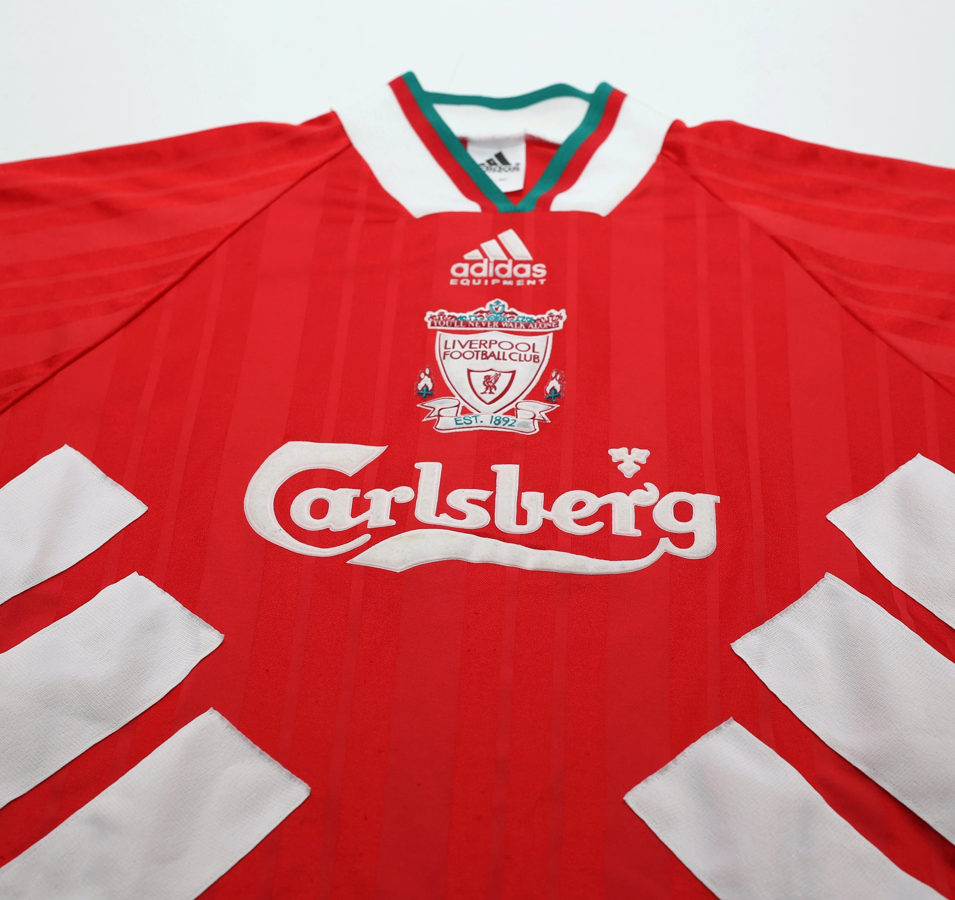 1993/95 LIVERPOOL Vintage adidas Equipment Home Football Shirt 38/40 (M) - Image 4