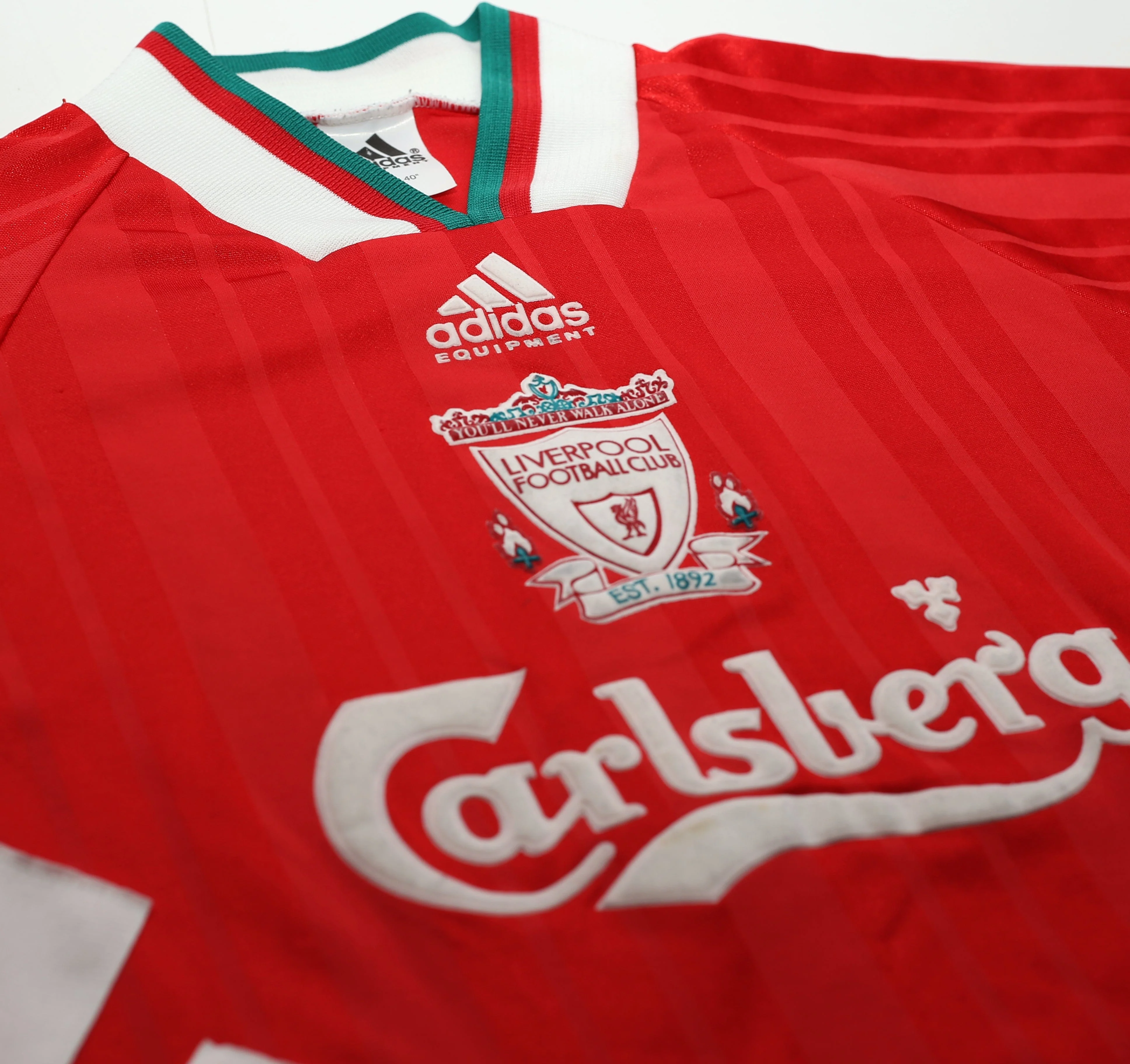 1993/95 LIVERPOOL Vintage adidas Equipment Home Football Shirt 38/40 (M) - Image 6
