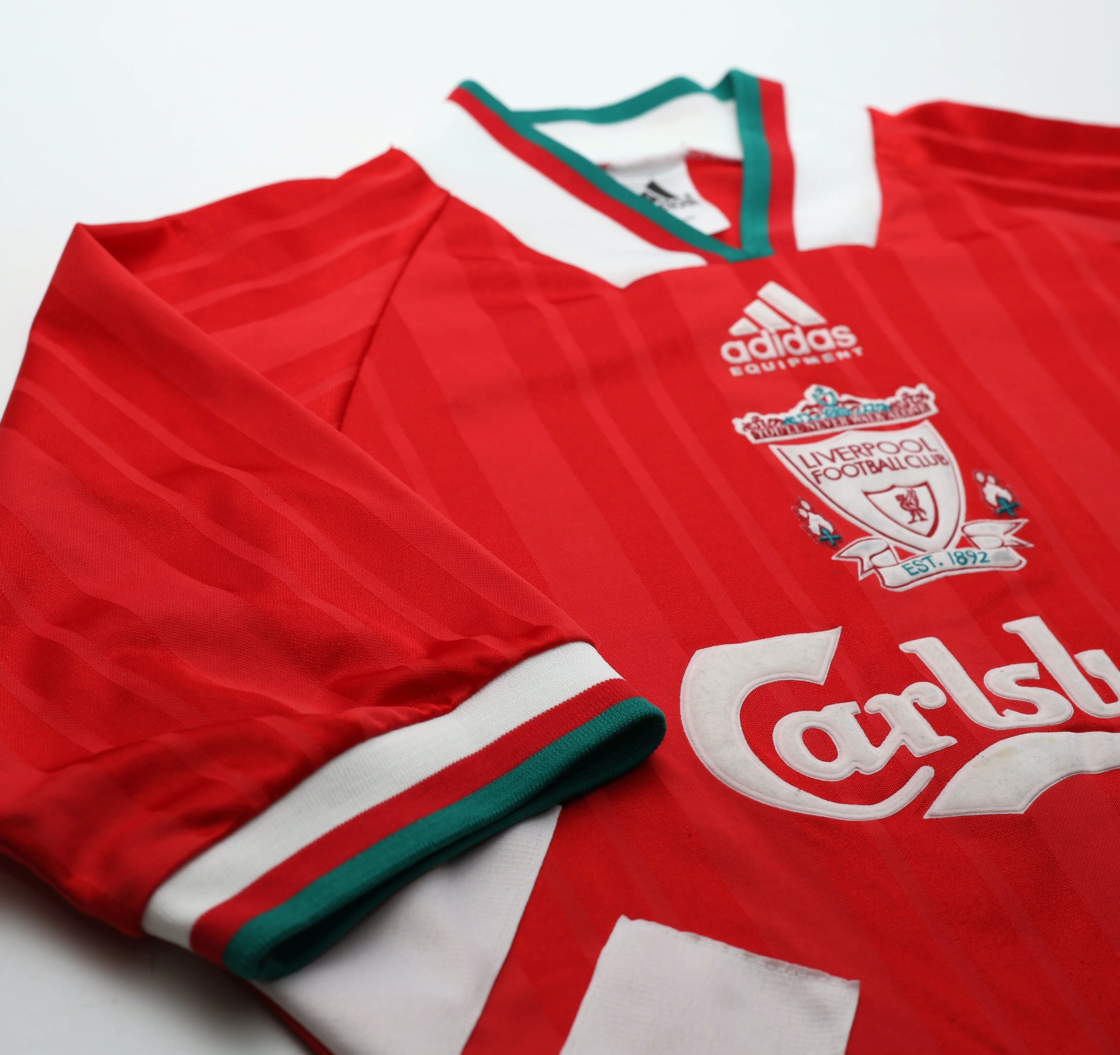 1993/95 LIVERPOOL Vintage adidas Equipment Home Football Shirt 38/40 (M) - Image 7