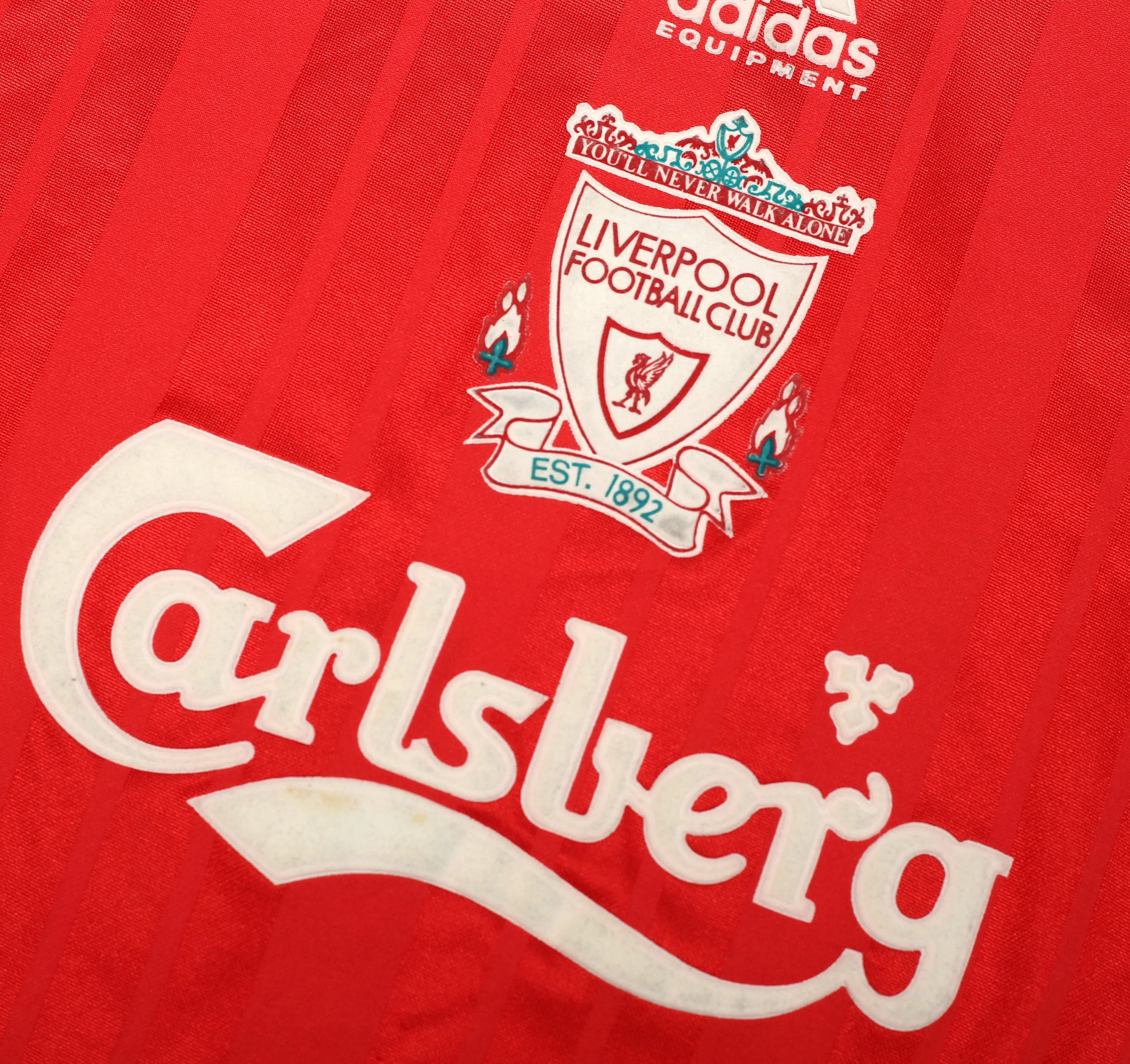 1993/95 LIVERPOOL Vintage adidas Equipment Home Football Shirt 38/40 (M) - Image 8