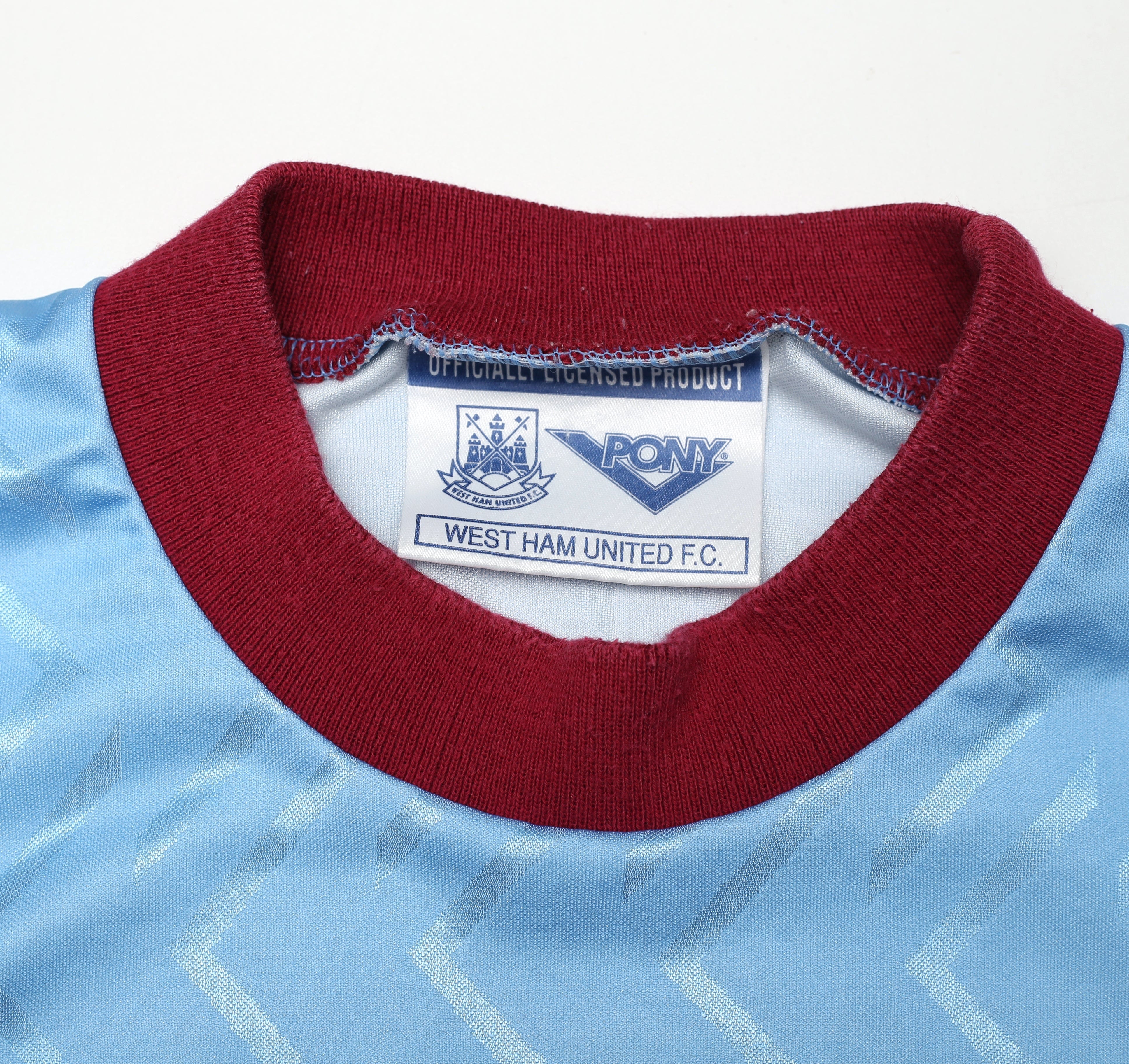 1993/95 West Ham United Vintage PONY Away Football Shirt (M) 38/40 - Image 12