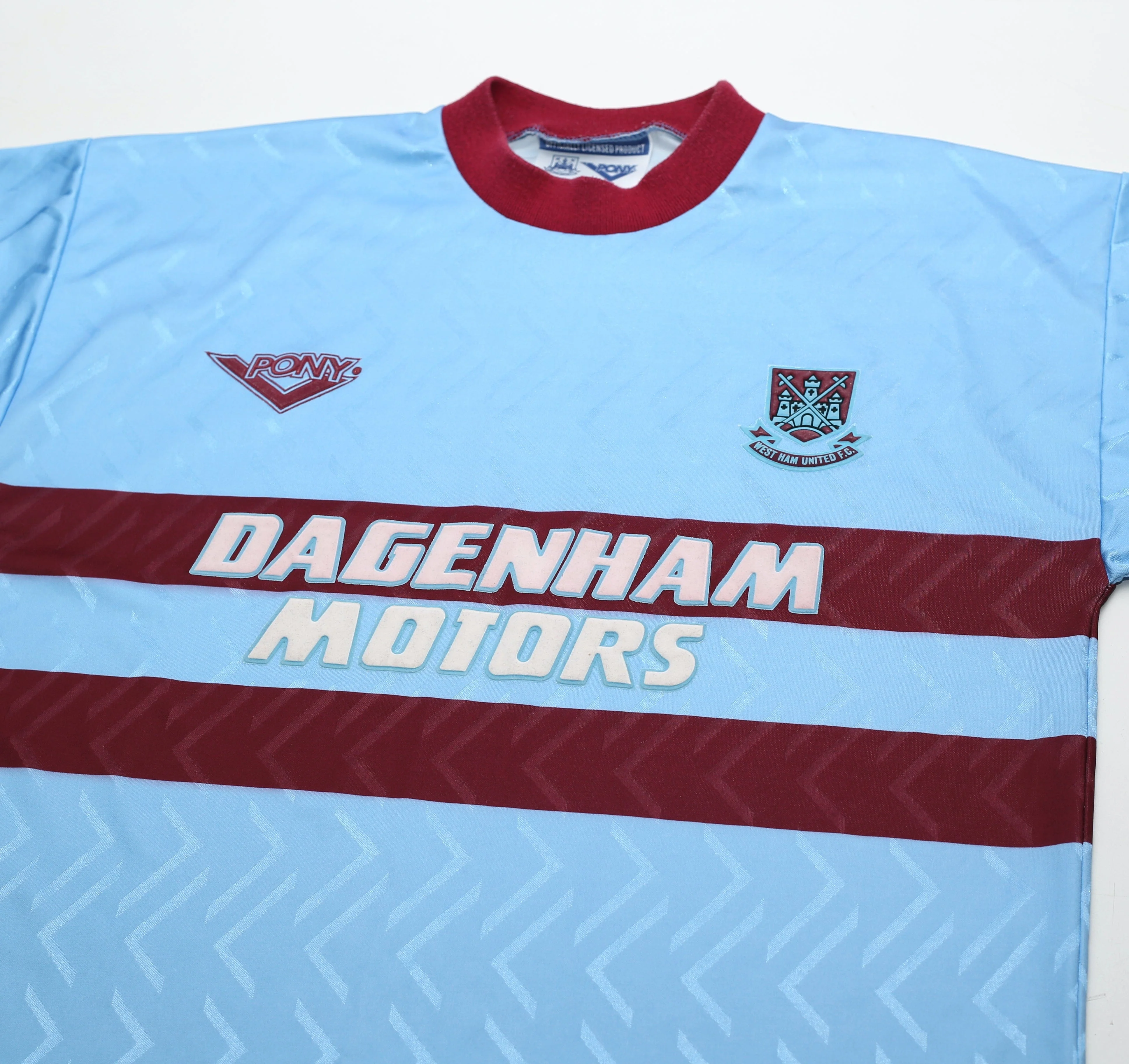 1993/95 West Ham United Vintage PONY Away Football Shirt (M) 38/40 - Image 3