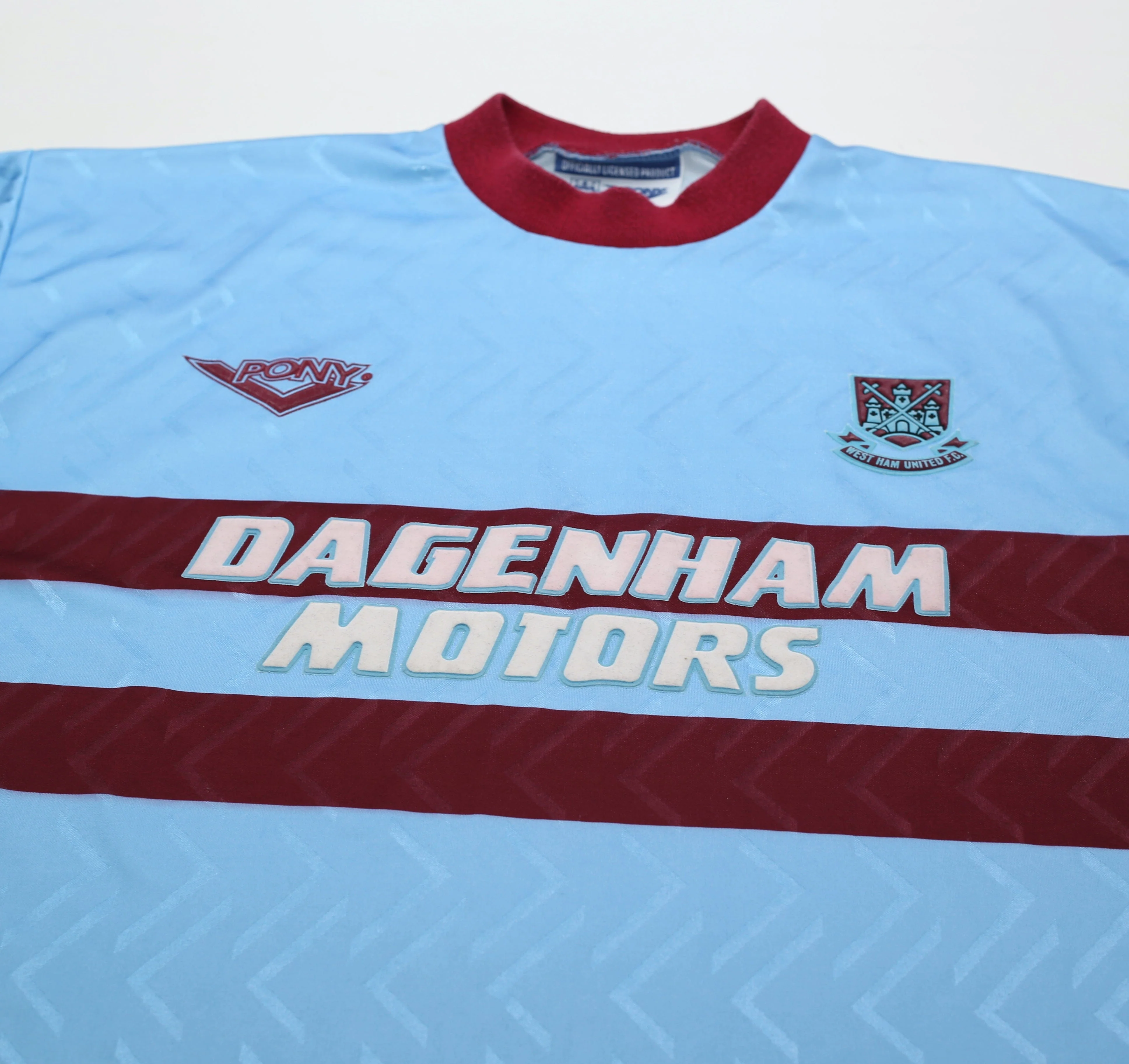 1993/95 West Ham United Vintage PONY Away Football Shirt (M) 38/40 - Image 4