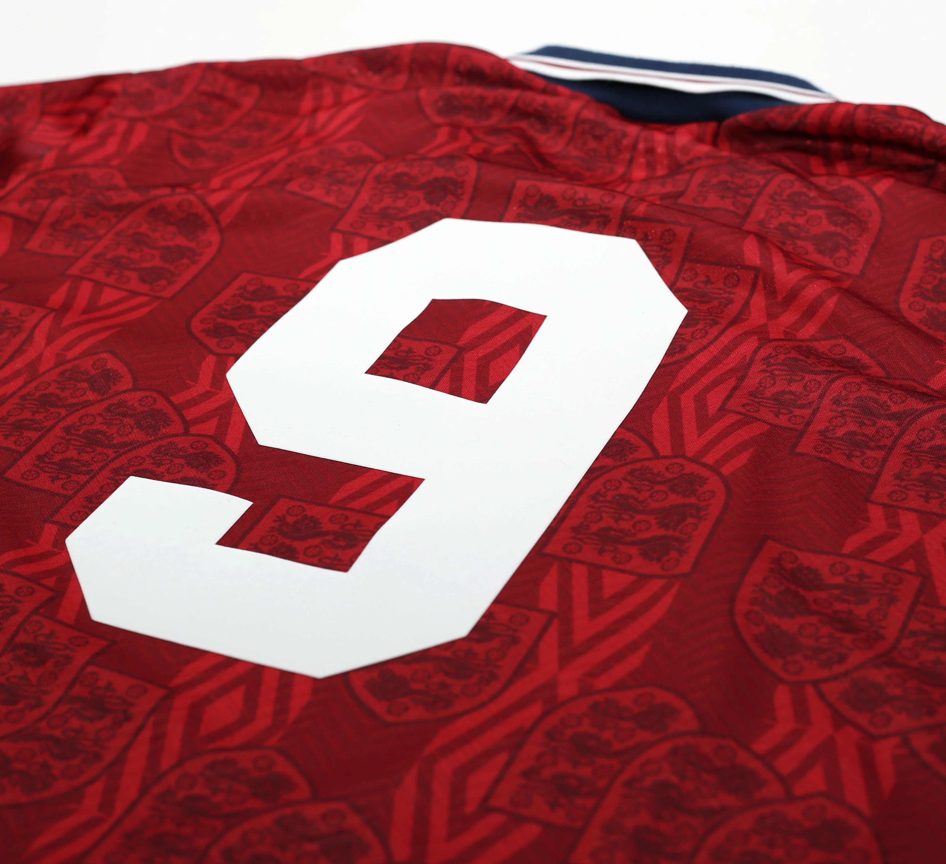 1994/95 SHEARER #9 England Umbro away Football Shirt (L/XL) - Image 9