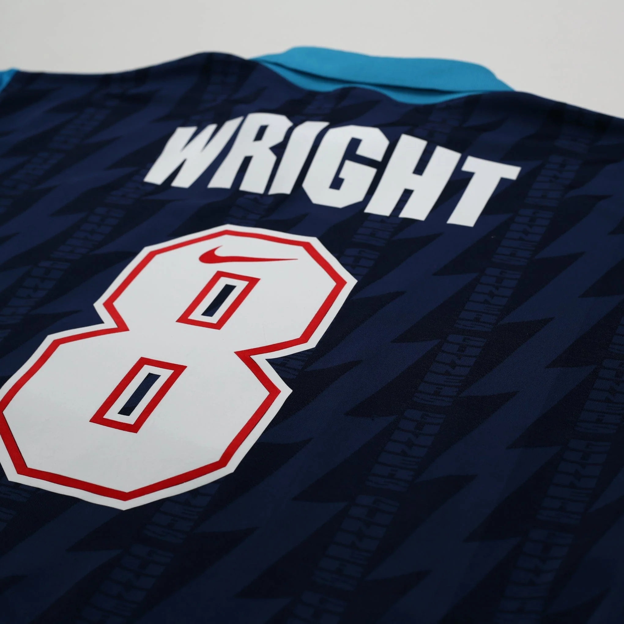 1994/95 Wright #8 Arsenal Vintage Nike Away Football Shirt (XXL) - Image 12