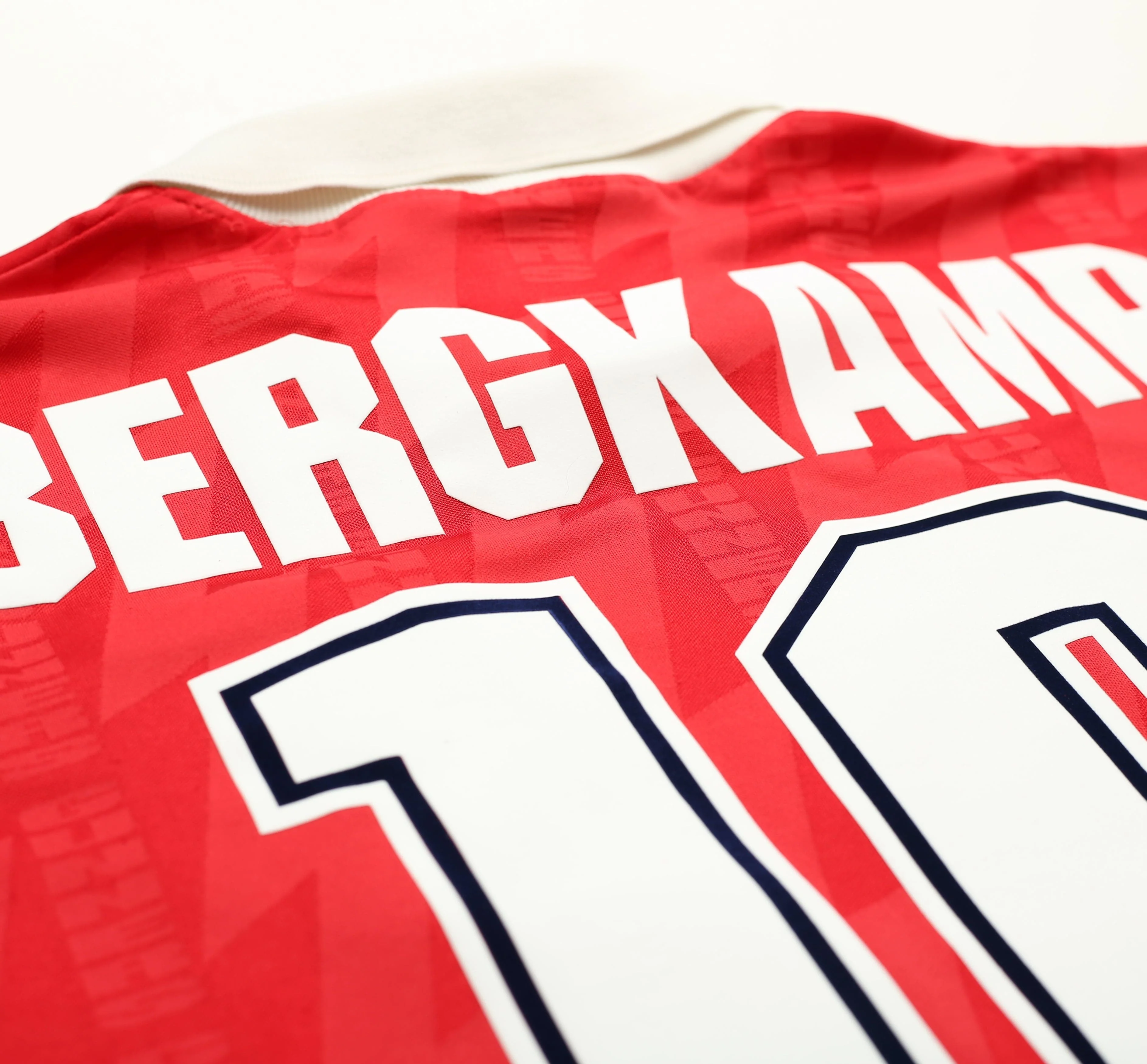 1994/96 BERGKAMP #10 Arsenal Nike Home Football Shirt (L) - Image 11