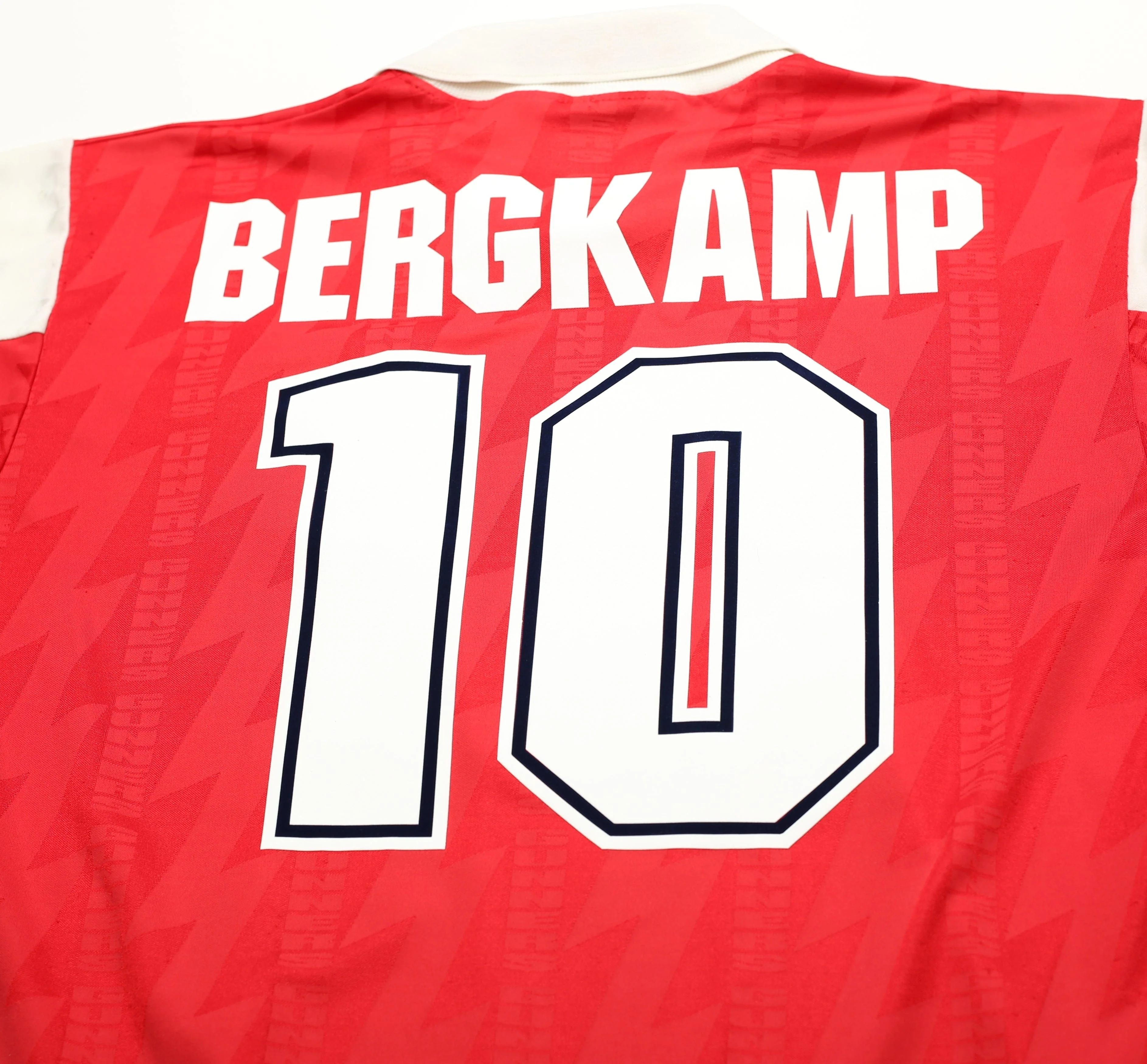 1994/96 BERGKAMP #10 Arsenal Nike Home Football Shirt (L) - Image 7
