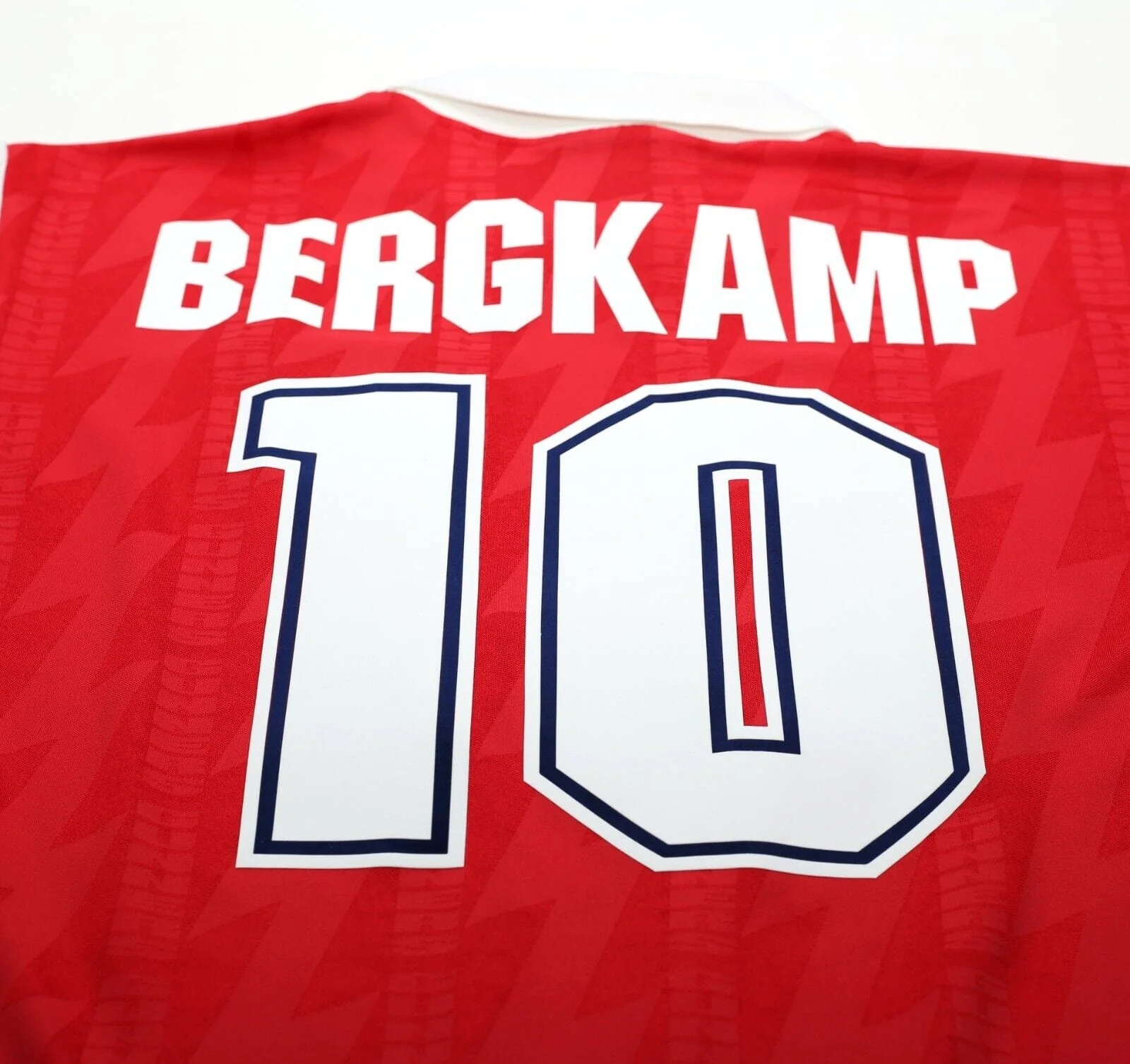 1994/96 Bergkamp #10 Arsenal Vintage Nike Home Football Shirt (L) - Image 10