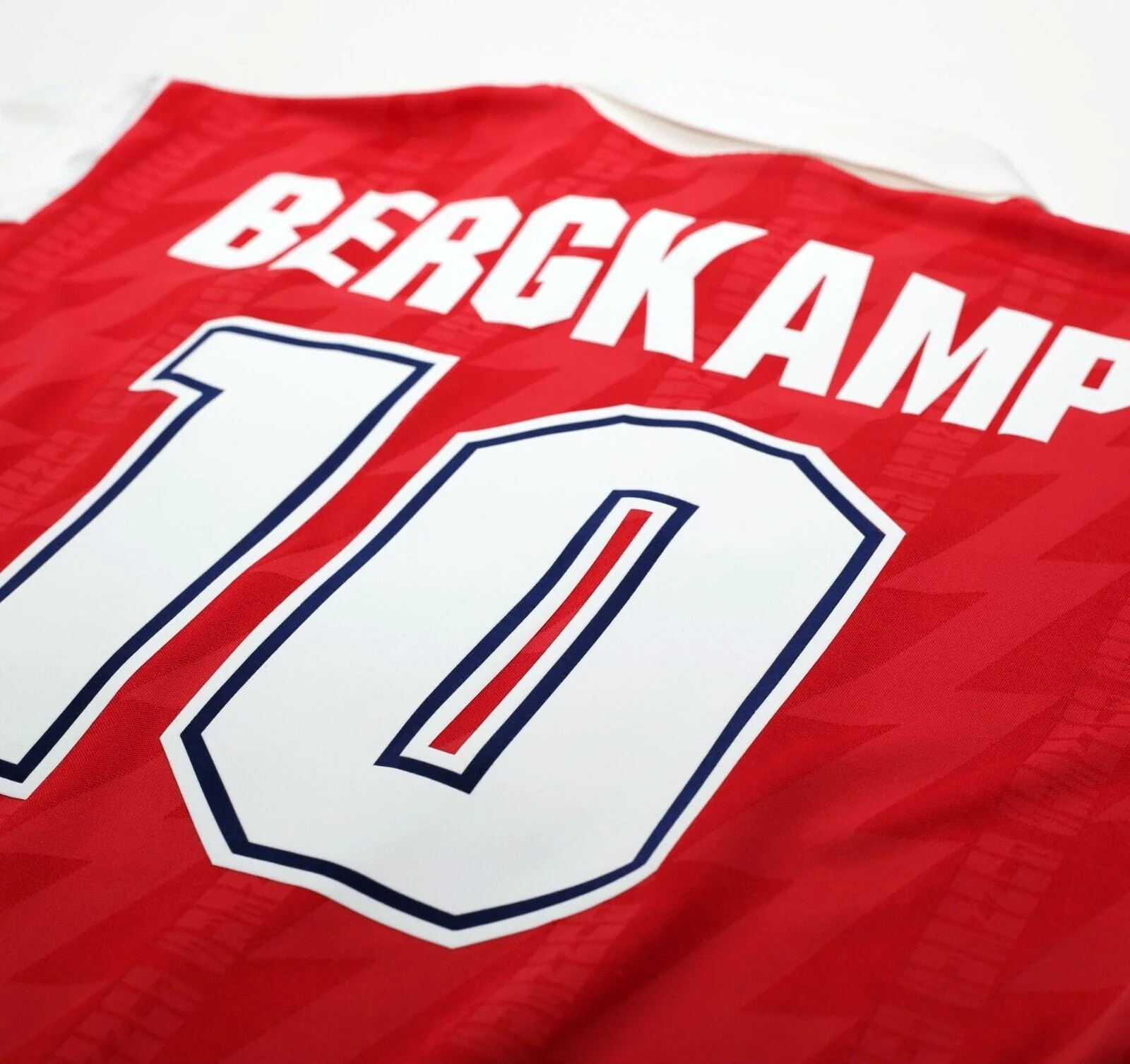 1994/96 Bergkamp #10 Arsenal Vintage Nike Home Football Shirt (L) - Image 11