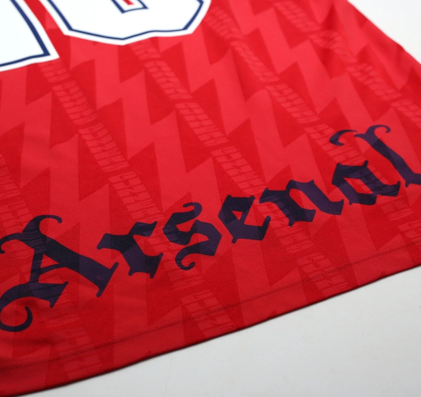 1994/96 Bergkamp #10 Arsenal Vintage Nike Home Football Shirt (L) - Image 13