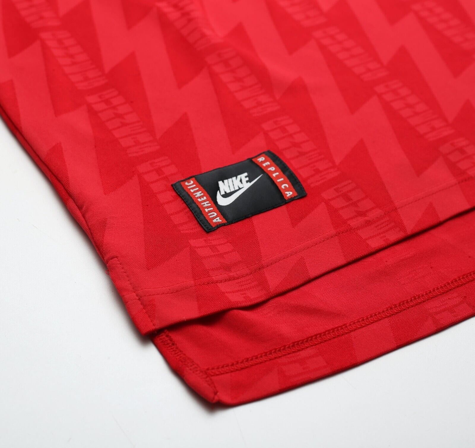 1994/96 Bergkamp #10 Arsenal Vintage Nike Home Football Shirt (L) - Image 8