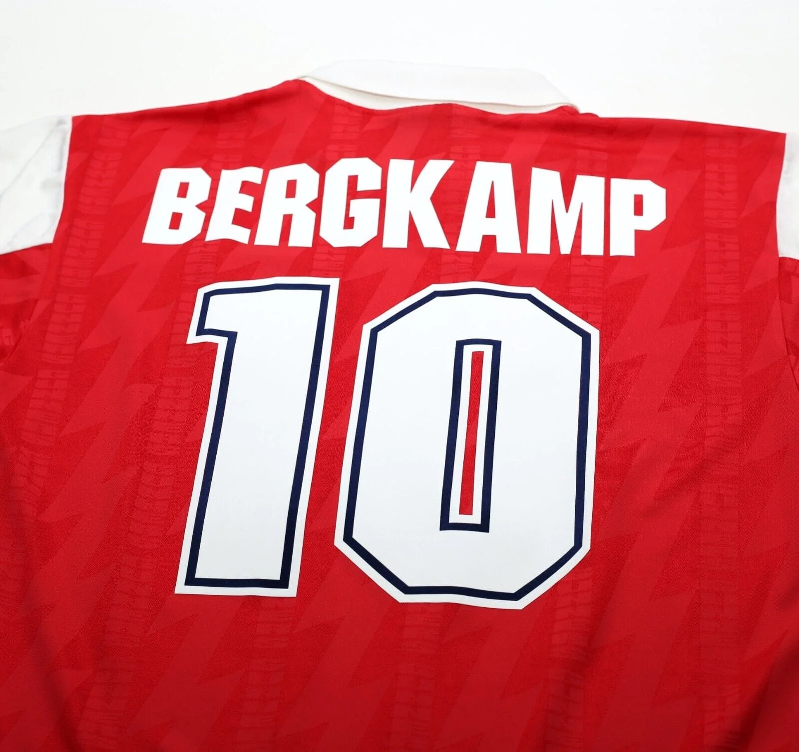 1994/96 Bergkamp #10 Arsenal Vintage Nike Home Football Shirt (L) - Image 9