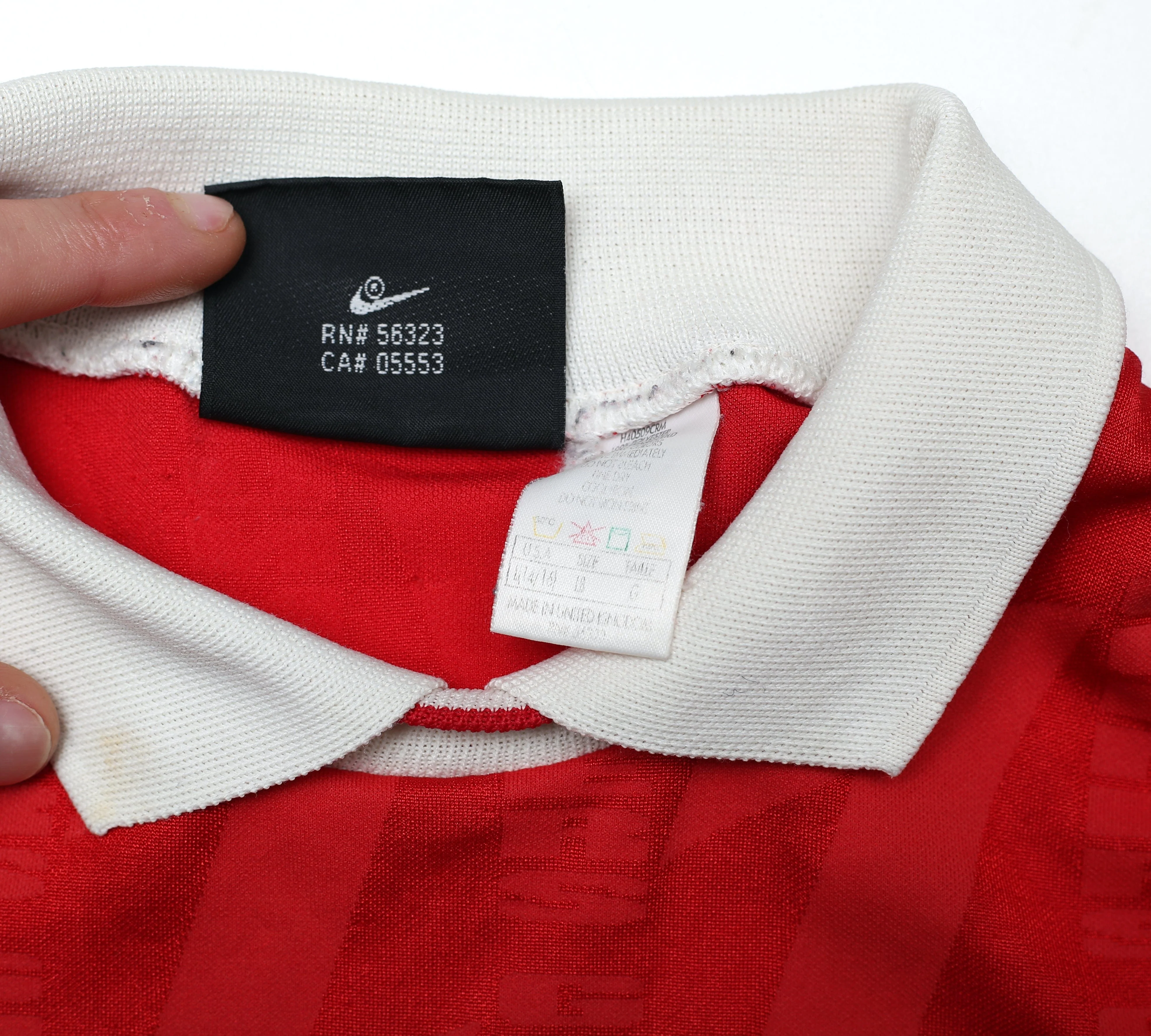 1994/96 ARSENAL Vintage Nike Home Football Shirt Jersey (LB) - Image 10