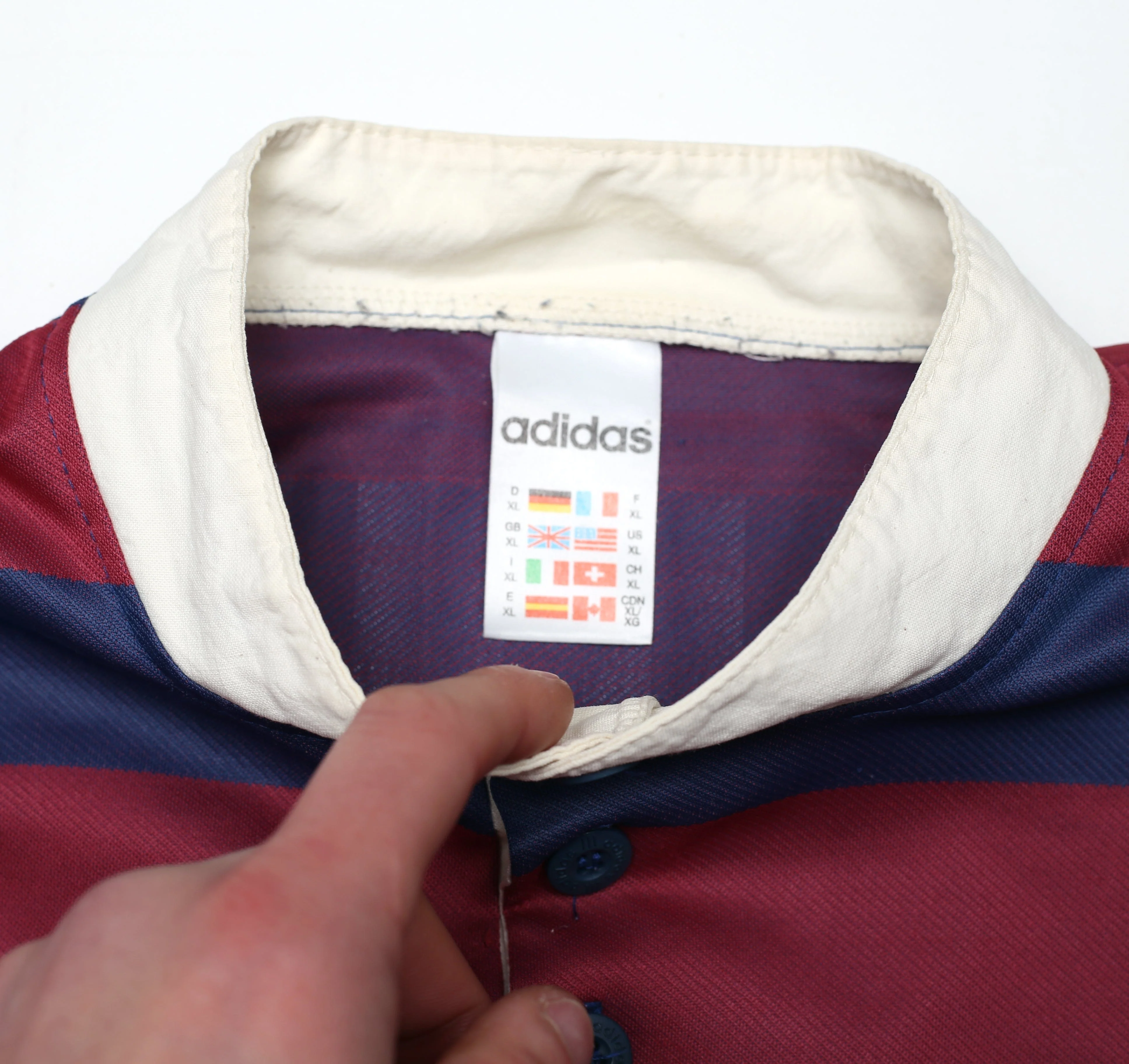 1995/96 Ginola #14 Newcastle United Vintage adidas Away Football Shirt (XL) - Image 16