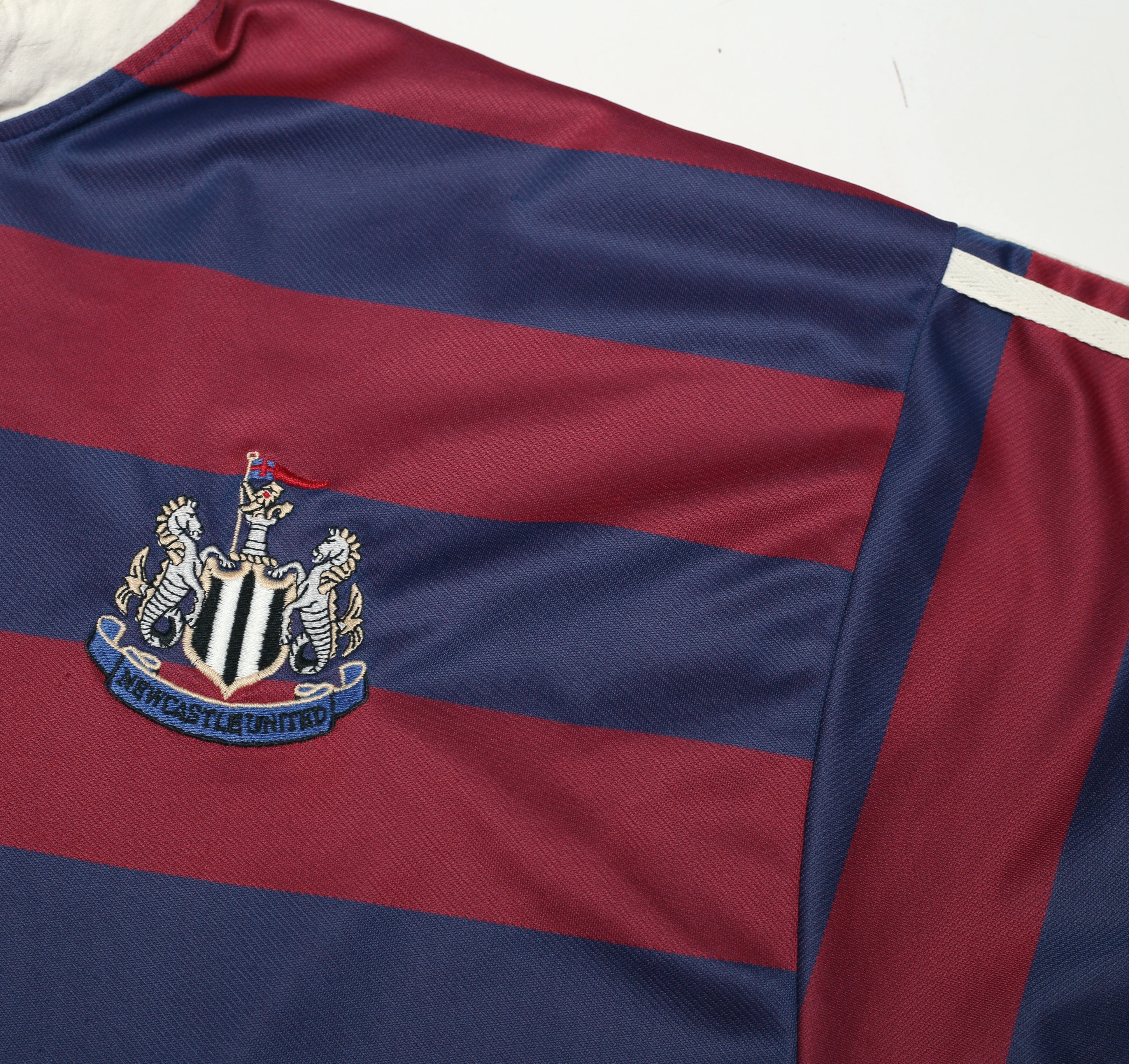 1995/96 Ginola #14 Newcastle United Vintage adidas Away Football Shirt (XL) - Image 8