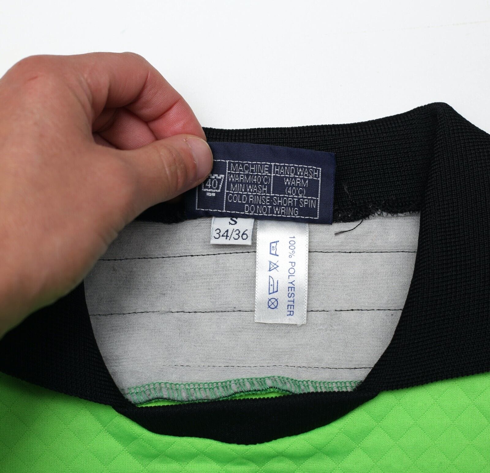 1995/96 Tottenham Hotspurs LS Vintage PONY GK Football Shirt (S) - Image 11