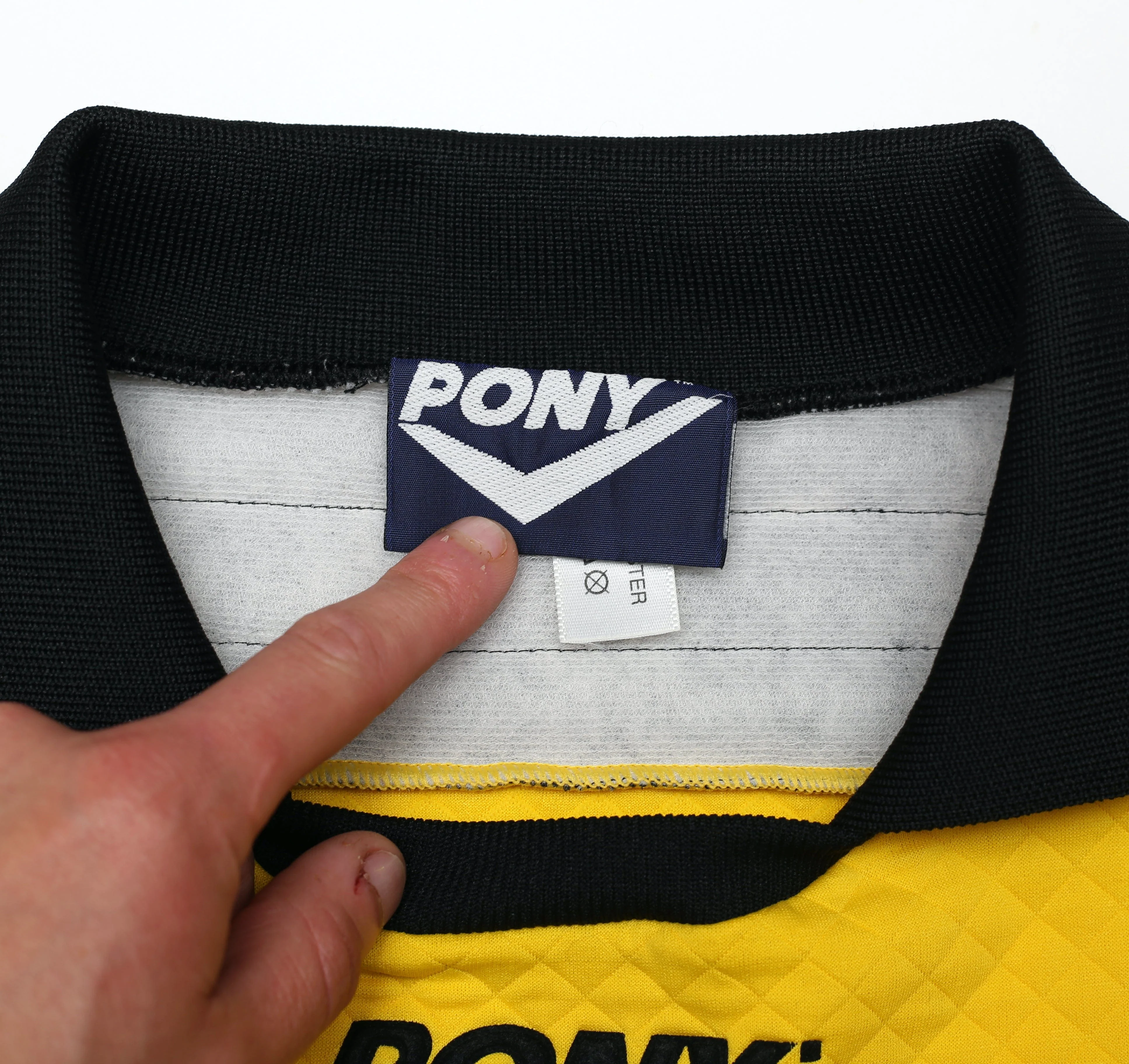 1995/96 WALKER #1 Tottenham Hotspur LS Vintage PONY GK Football Shirt (M) - Image 13