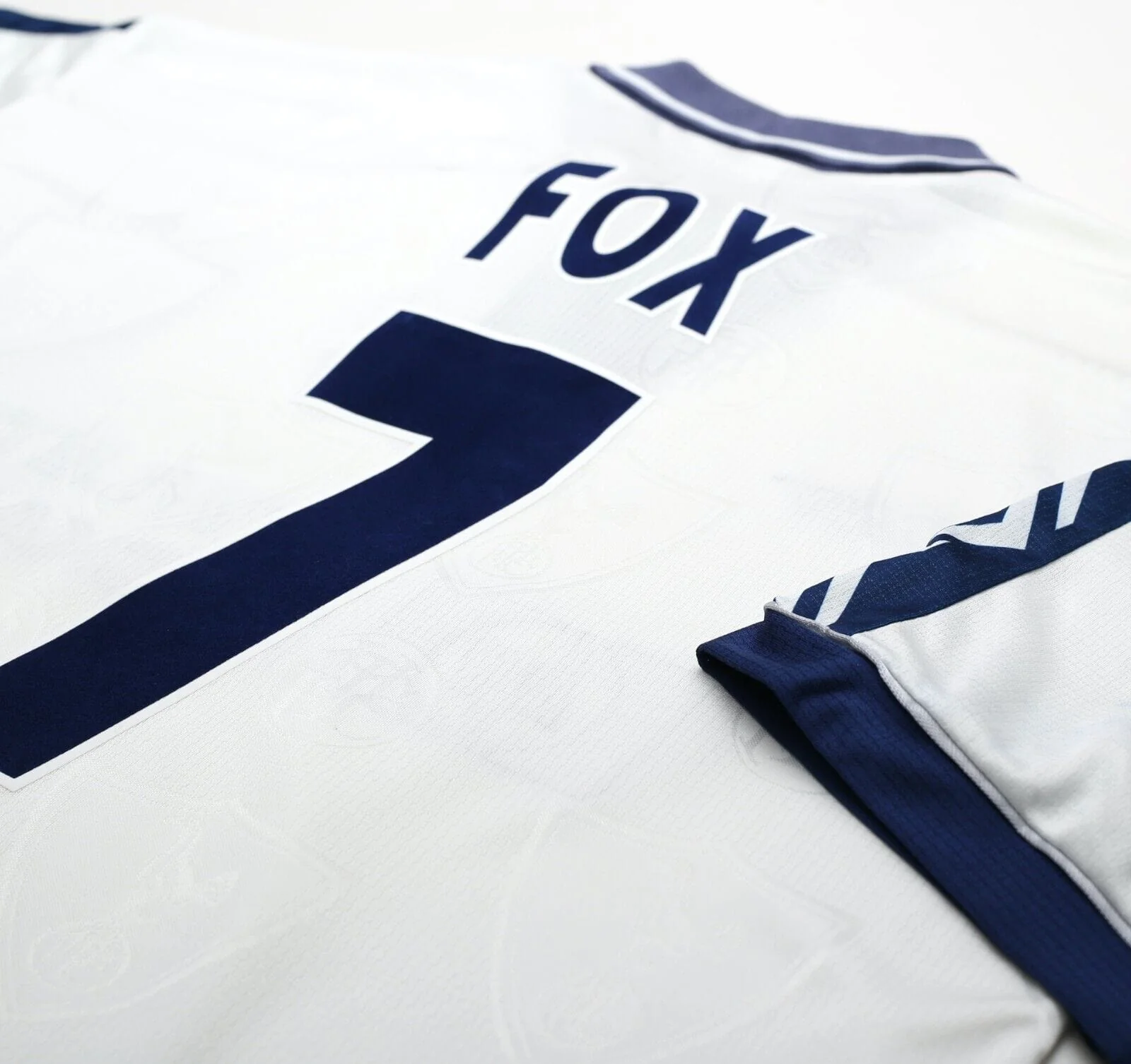 1995/97 Fox #7 Tottenham Hotspur Vintage PONY Home Football Shirt (L) - Image 11