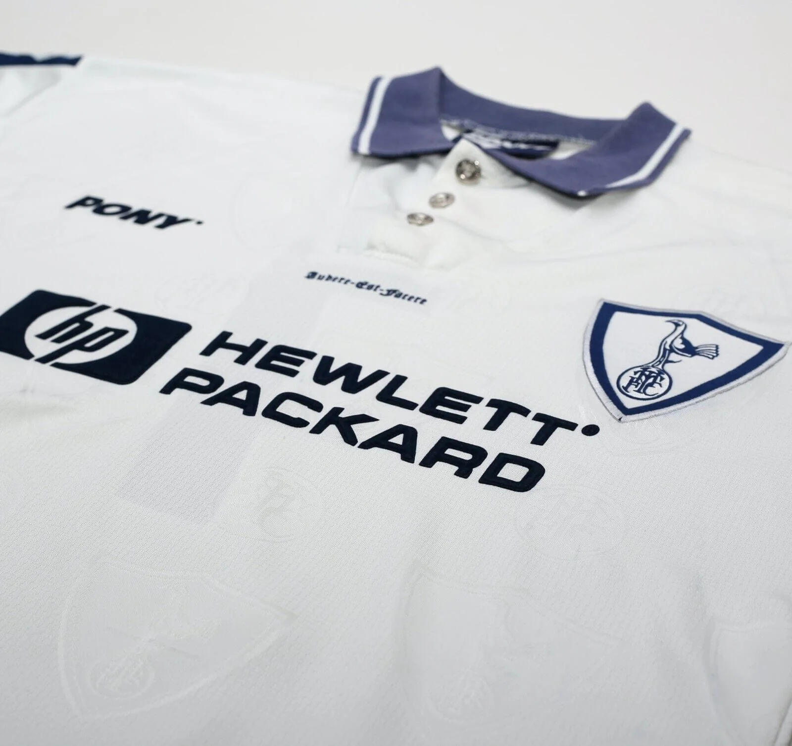 1995/97 Fox #7 Tottenham Hotspur Vintage PONY Home Football Shirt (L) - Image 6