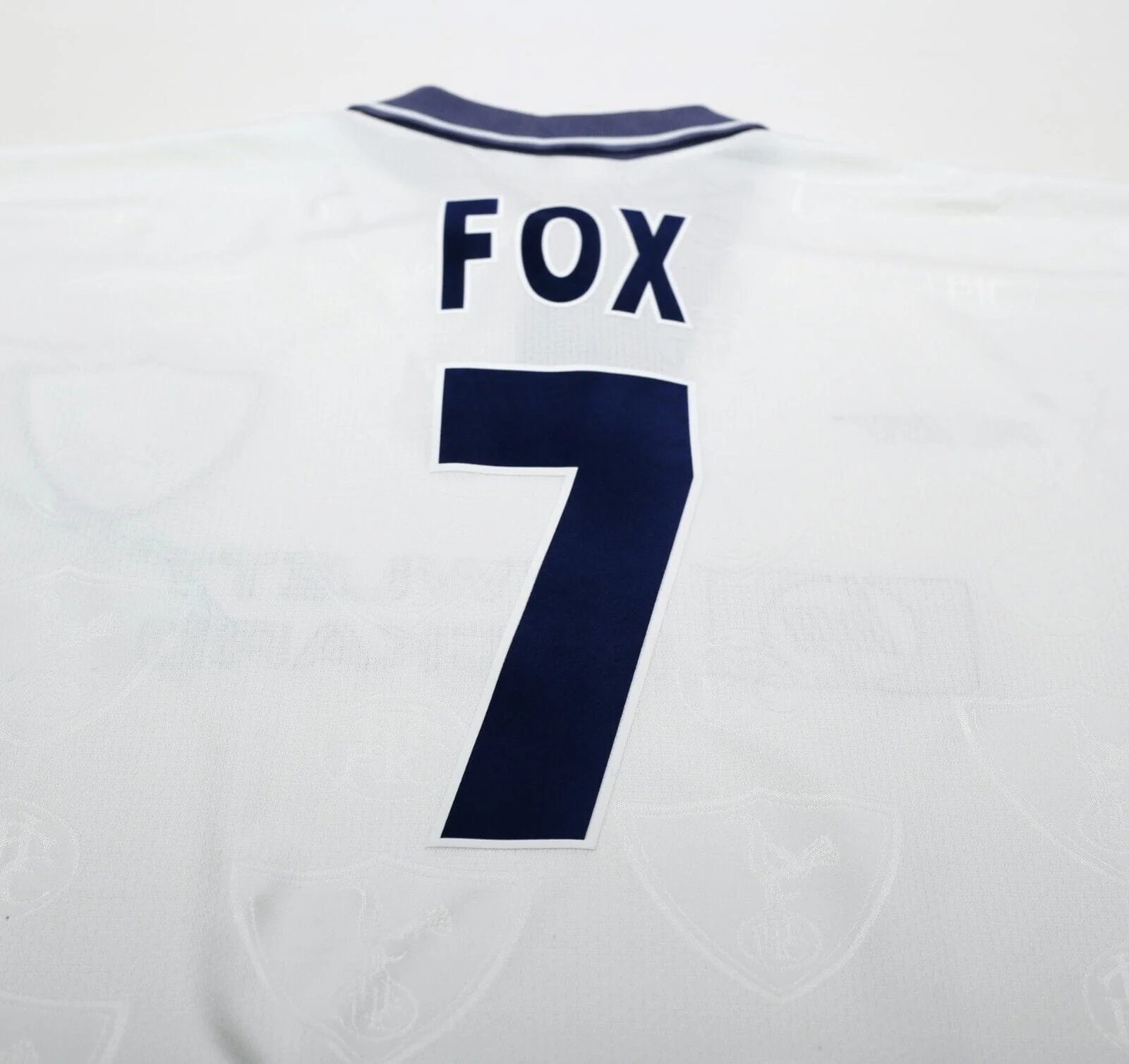1995/97 Fox #7 Tottenham Hotspur Vintage PONY Home Football Shirt (L) - Image 9