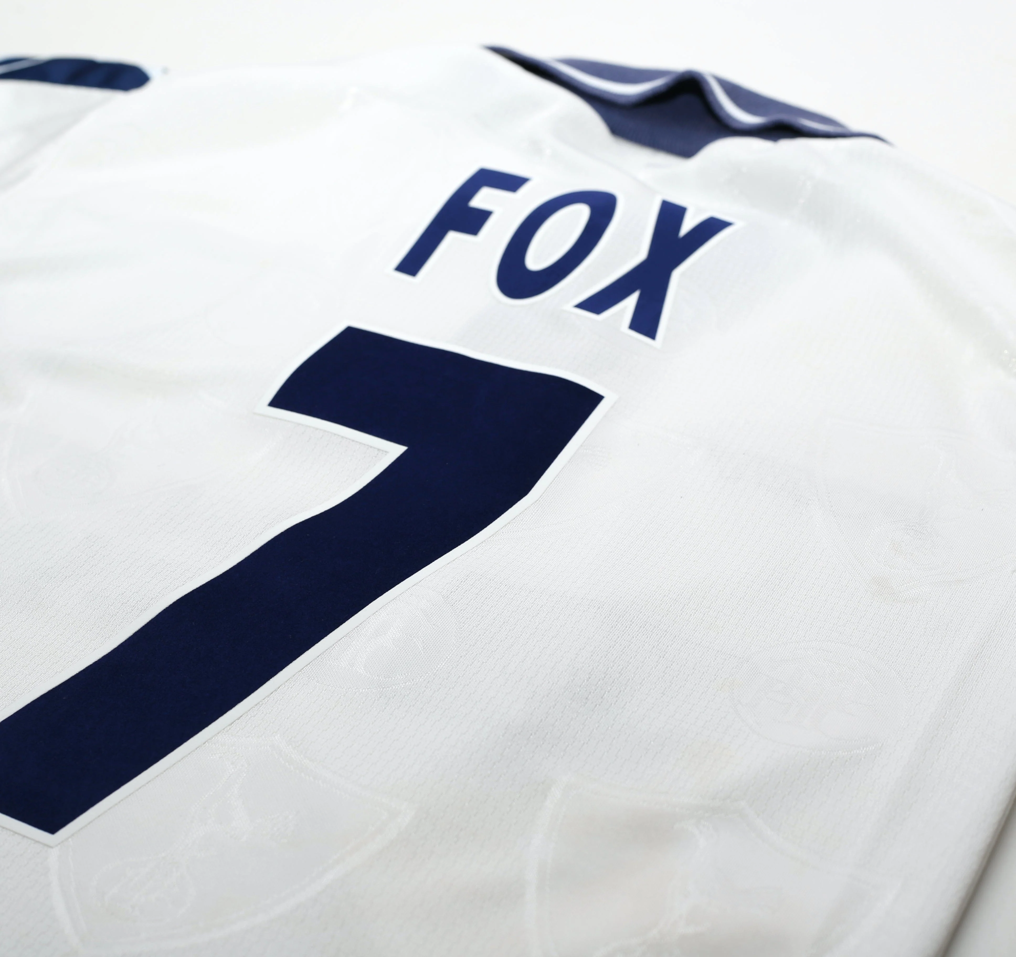 1995/97 Fox #7 Tottenham Hotspur Vintage PONY Home Football Shirt (S) - Image 11