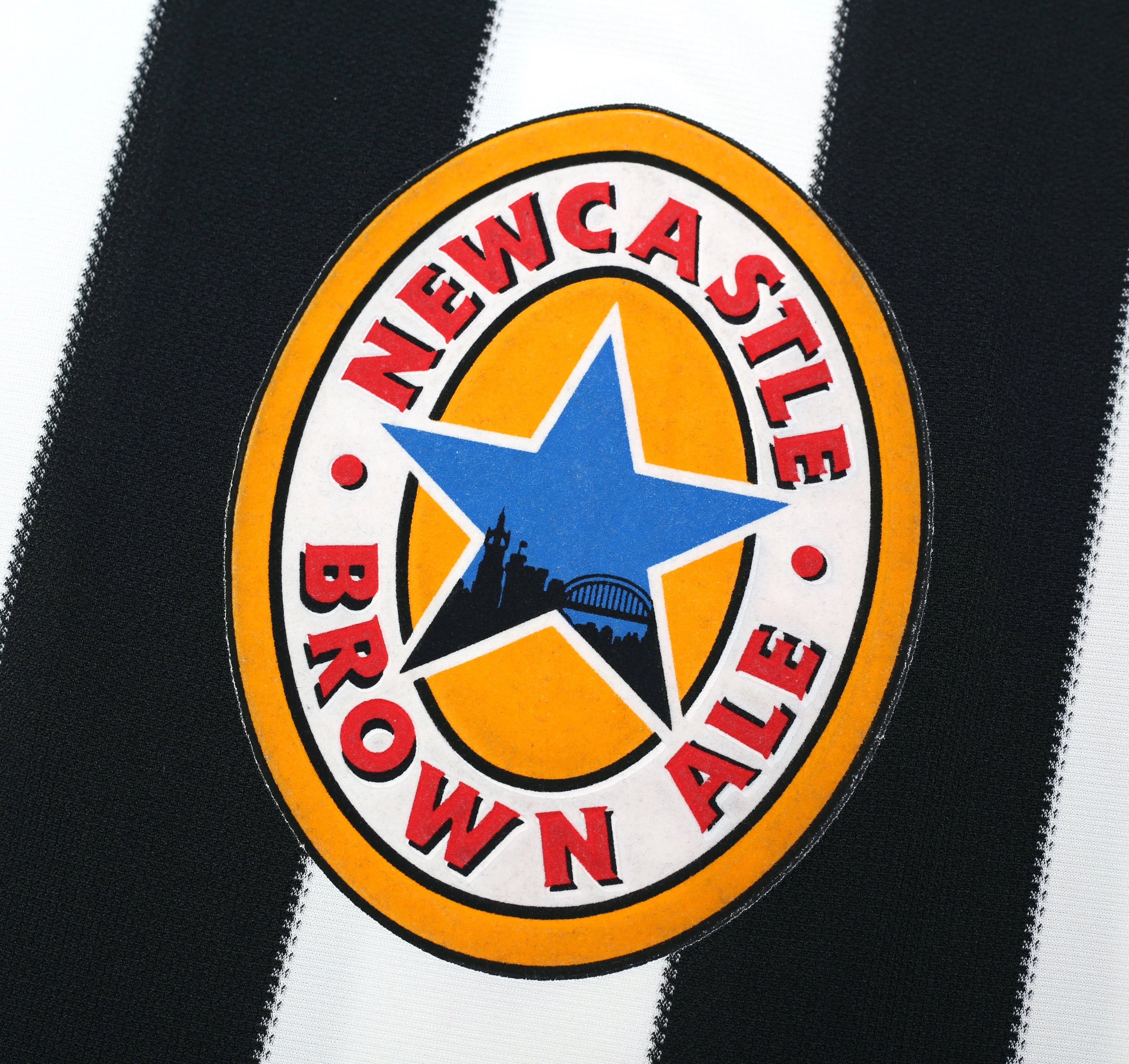 1995/97 Ginola #14 Newcastle United Vintage adidas Home Football Shirt (S) - Image 6