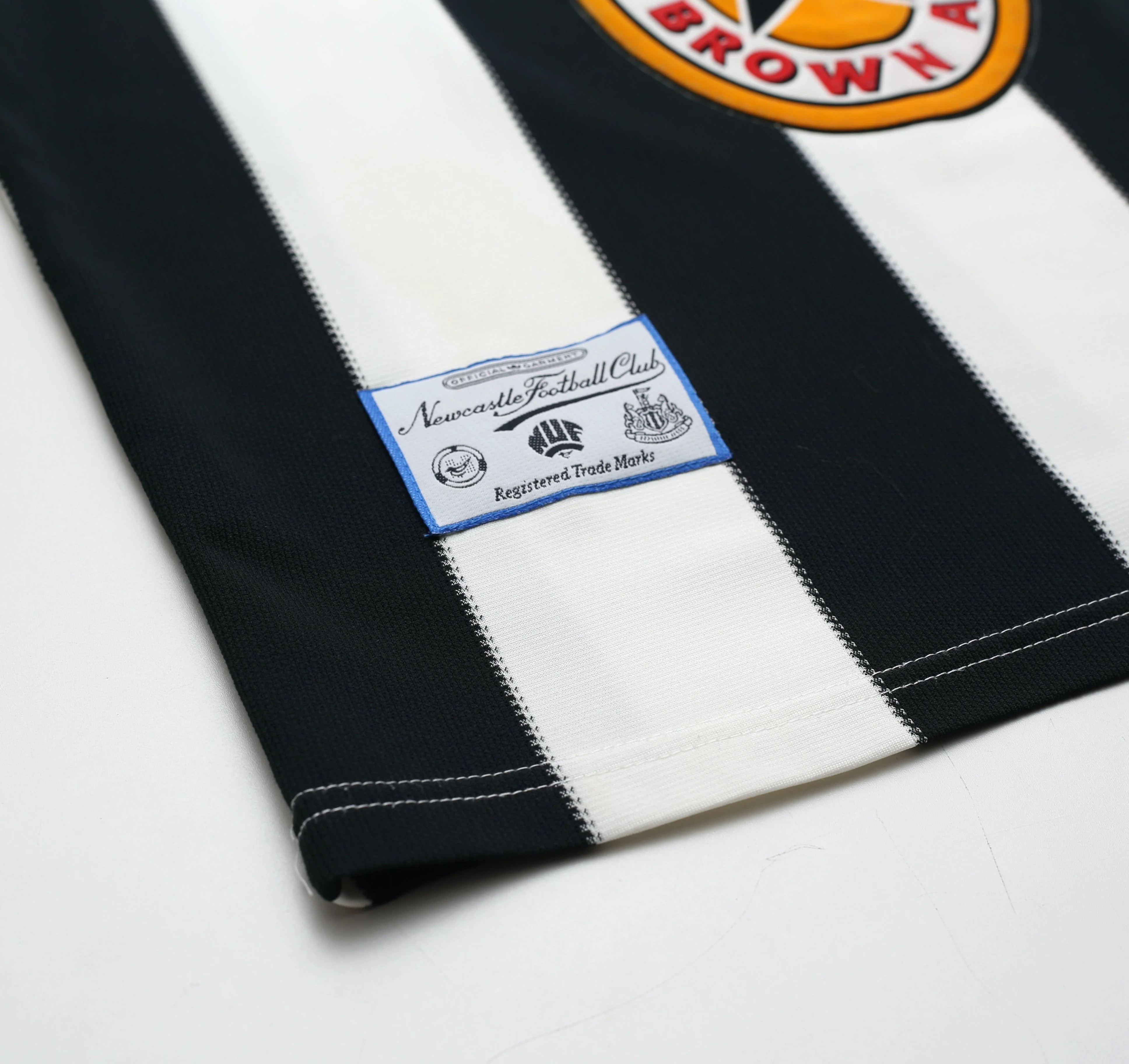 1995/97 Ginola #14 Newcastle United Vintage adidas Home Football Shirt (S) - Image 7