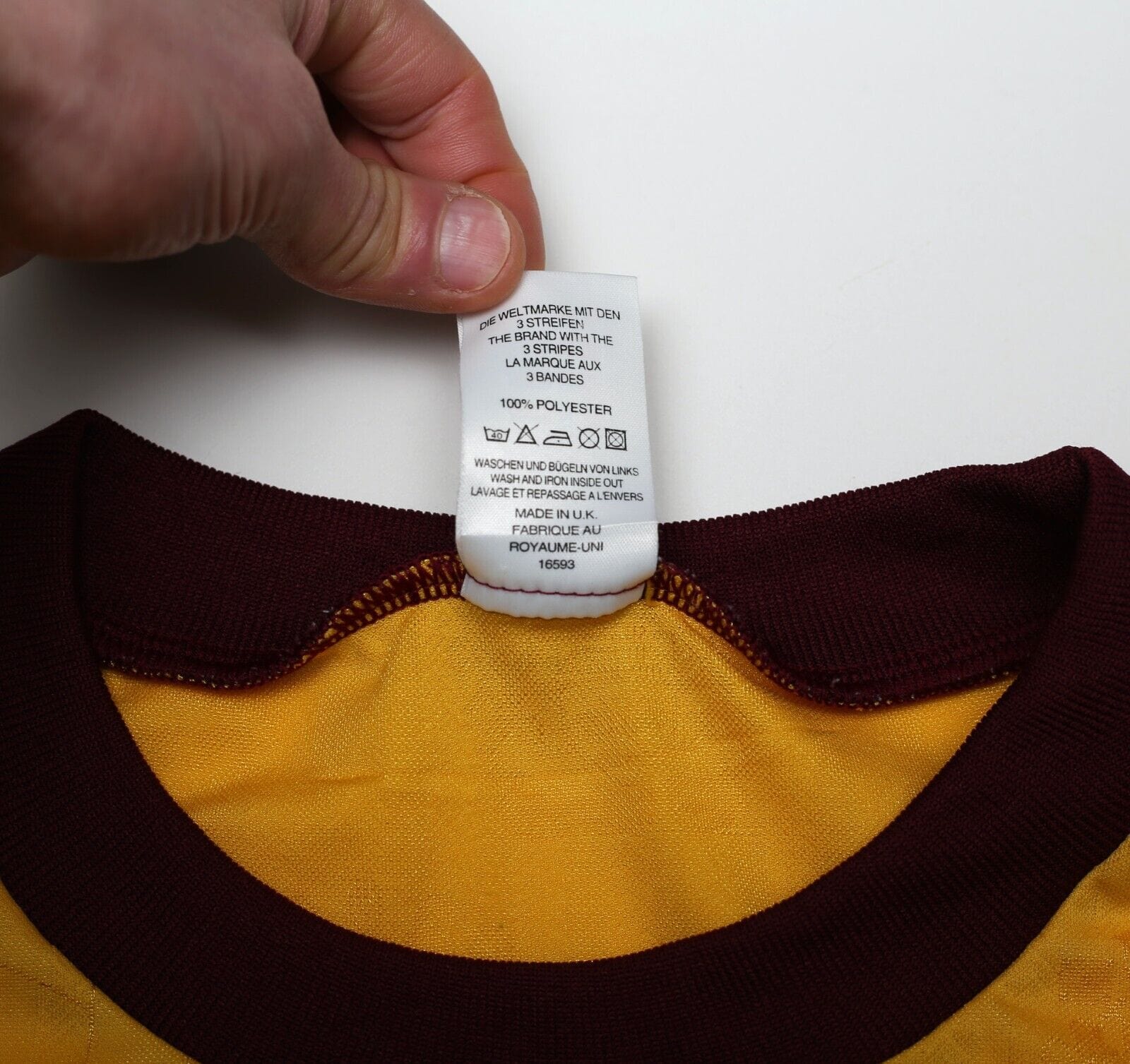 1996/97 BURNLEY FC Vintage adidas Away Football Shirt (XXL) - Image 12