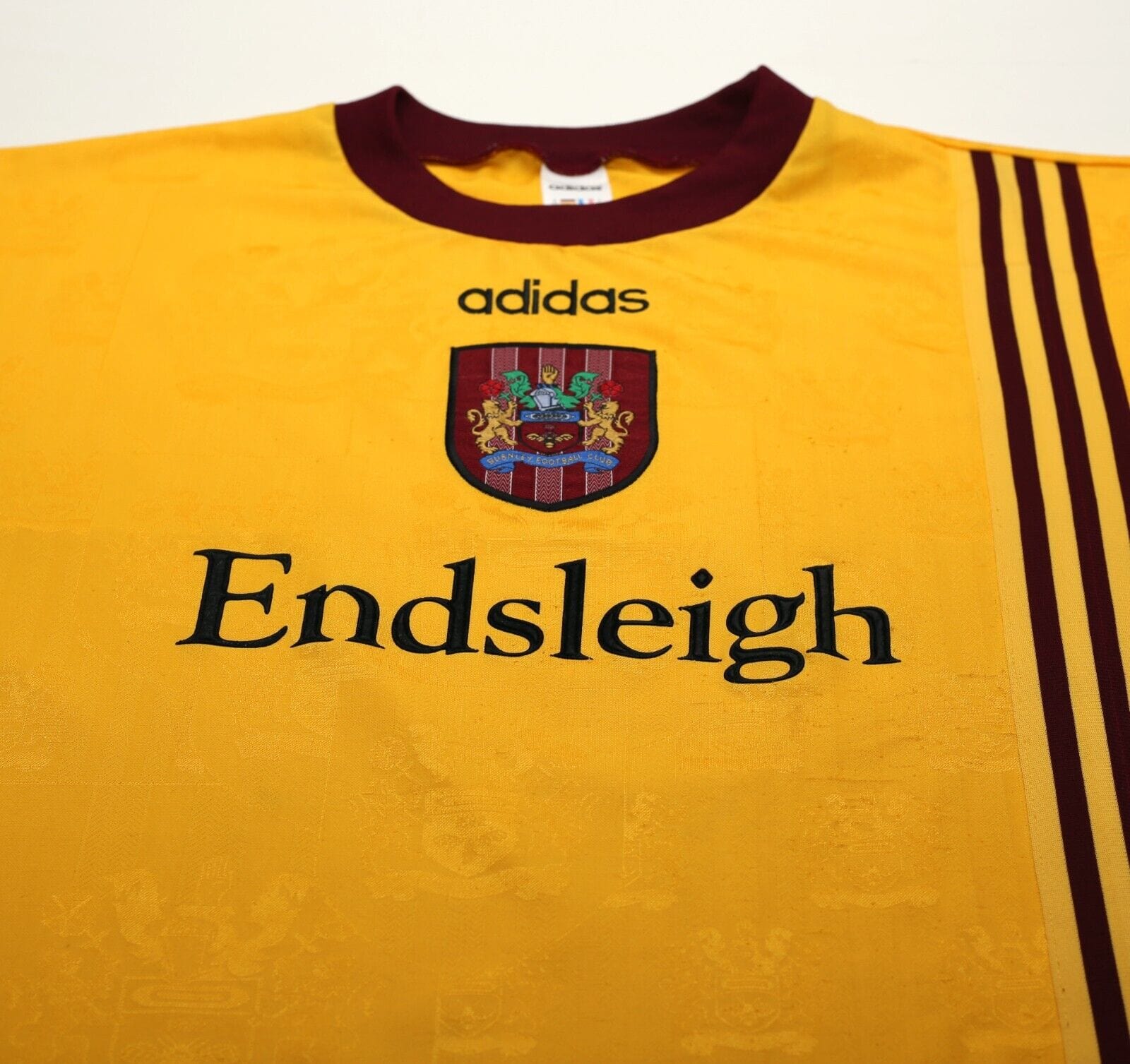 1996/97 BURNLEY FC Vintage adidas Away Football Shirt (XXL) - Image 4