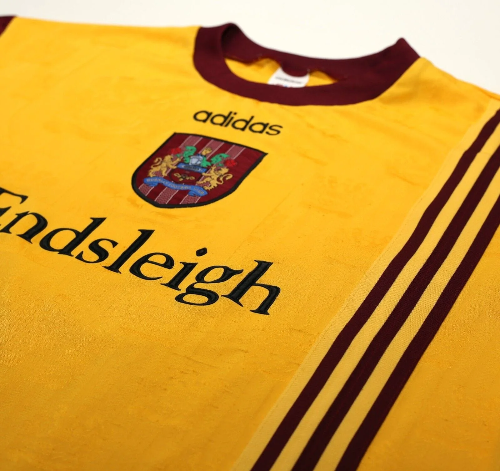 1996/97 BURNLEY FC Vintage adidas Away Football Shirt (XXL) - Image 5